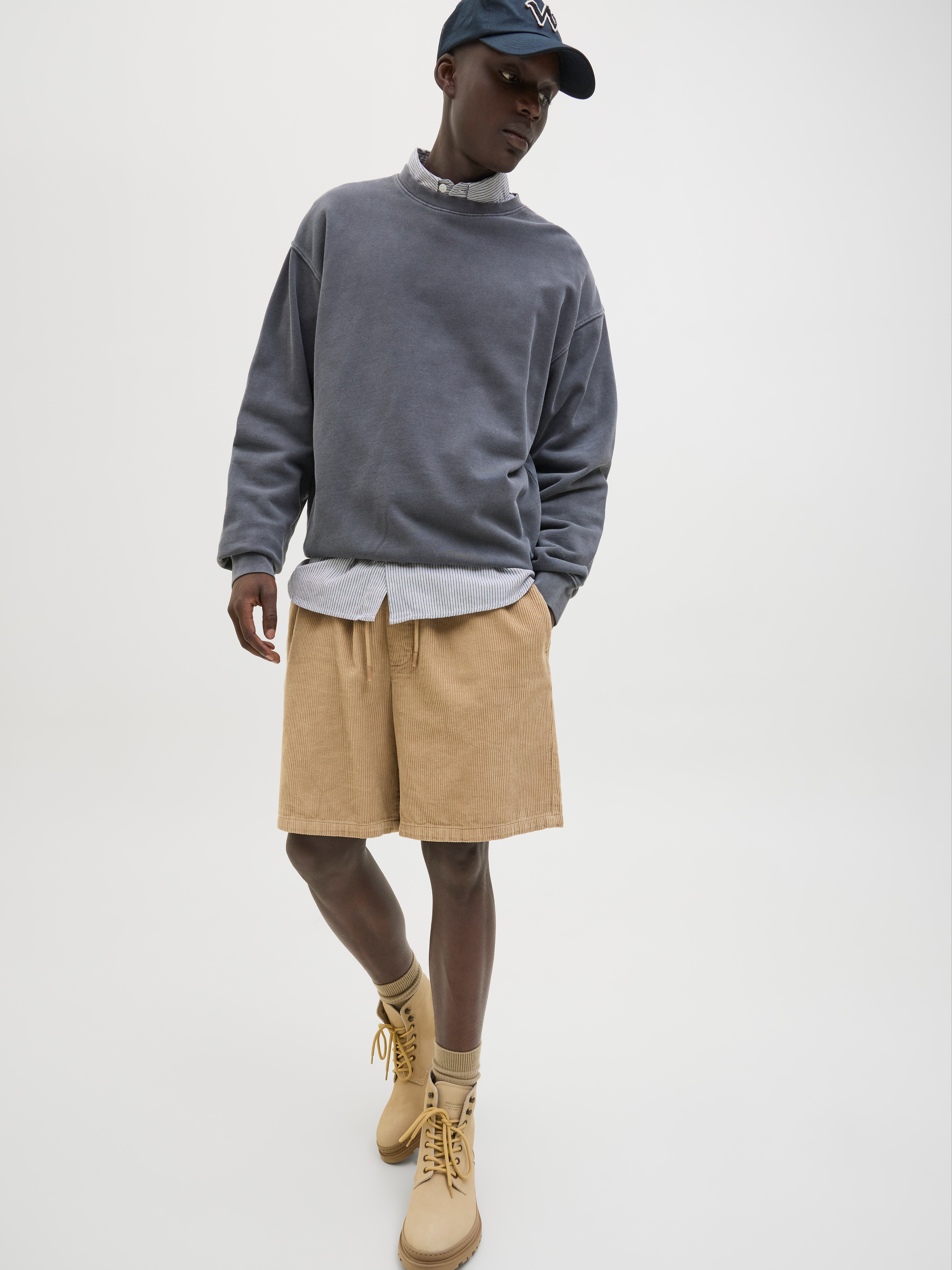 Thumbnail - Jack & Jones Shorts "JPSTBILL CORDUROY JOGGER SHORTS SRT SN", Aus Cord