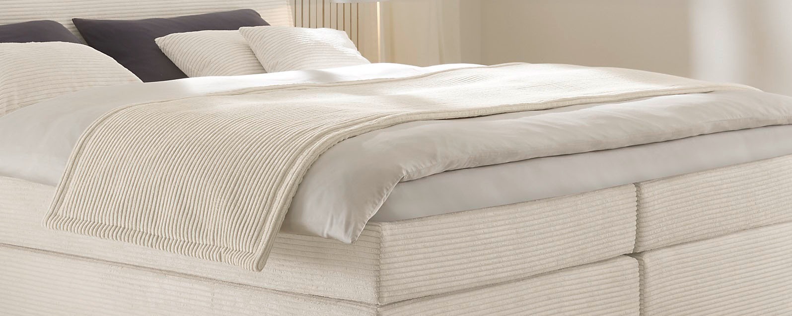 hapo Bettüberwurf »Plaid« beidseitig Stoff mit Vließwatte versteppt