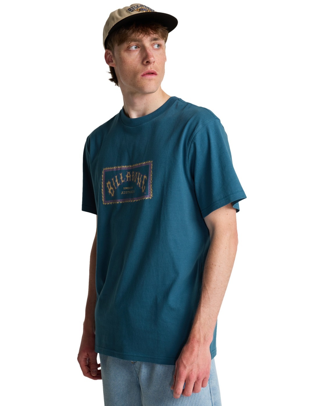 Billabong Arch Frame Kurzarm T-Shirt Real Teal S 3