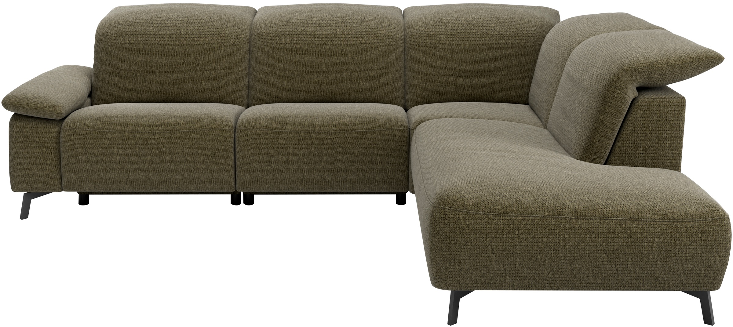 Musterring Ecksofa "MR 370, intelligenter Komfort im modernen Design" Optionale Relaxfunktion, flexible Kopfteile & klappbare Armlehnen