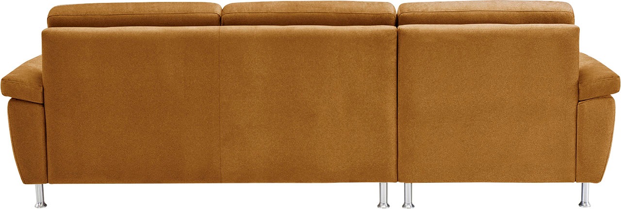 CALIZZA INTERIORS Ecksofa »Onyx L-Form«, Recamiere links oder rechts, wahlweise mit Bettfunktion, Breite 270 cm