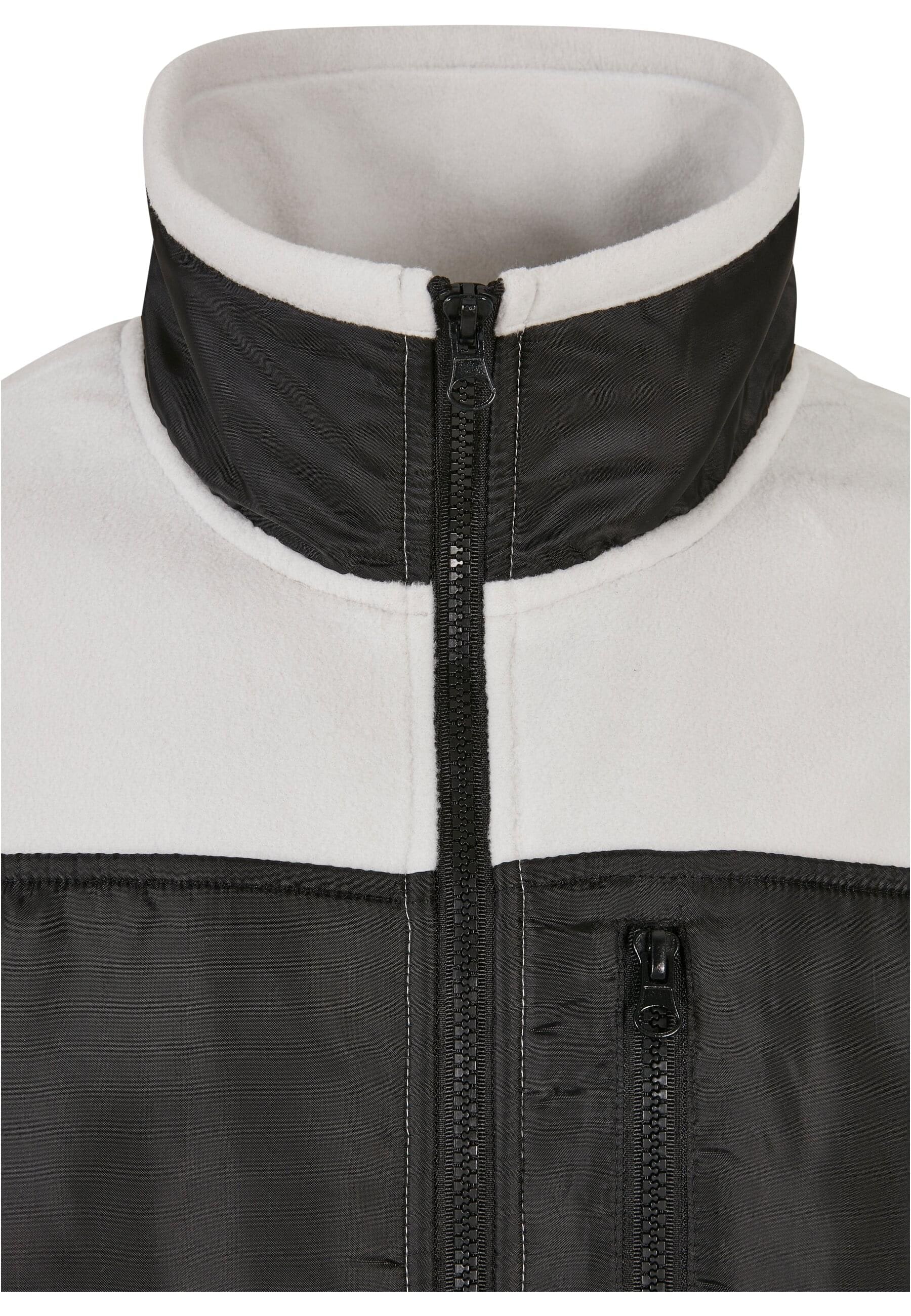 URBAN CLASSICS Fleecejacke »Urban Classics Herren Patched Micro Fleece Jacket«, (1 St.), ohne Kapuze