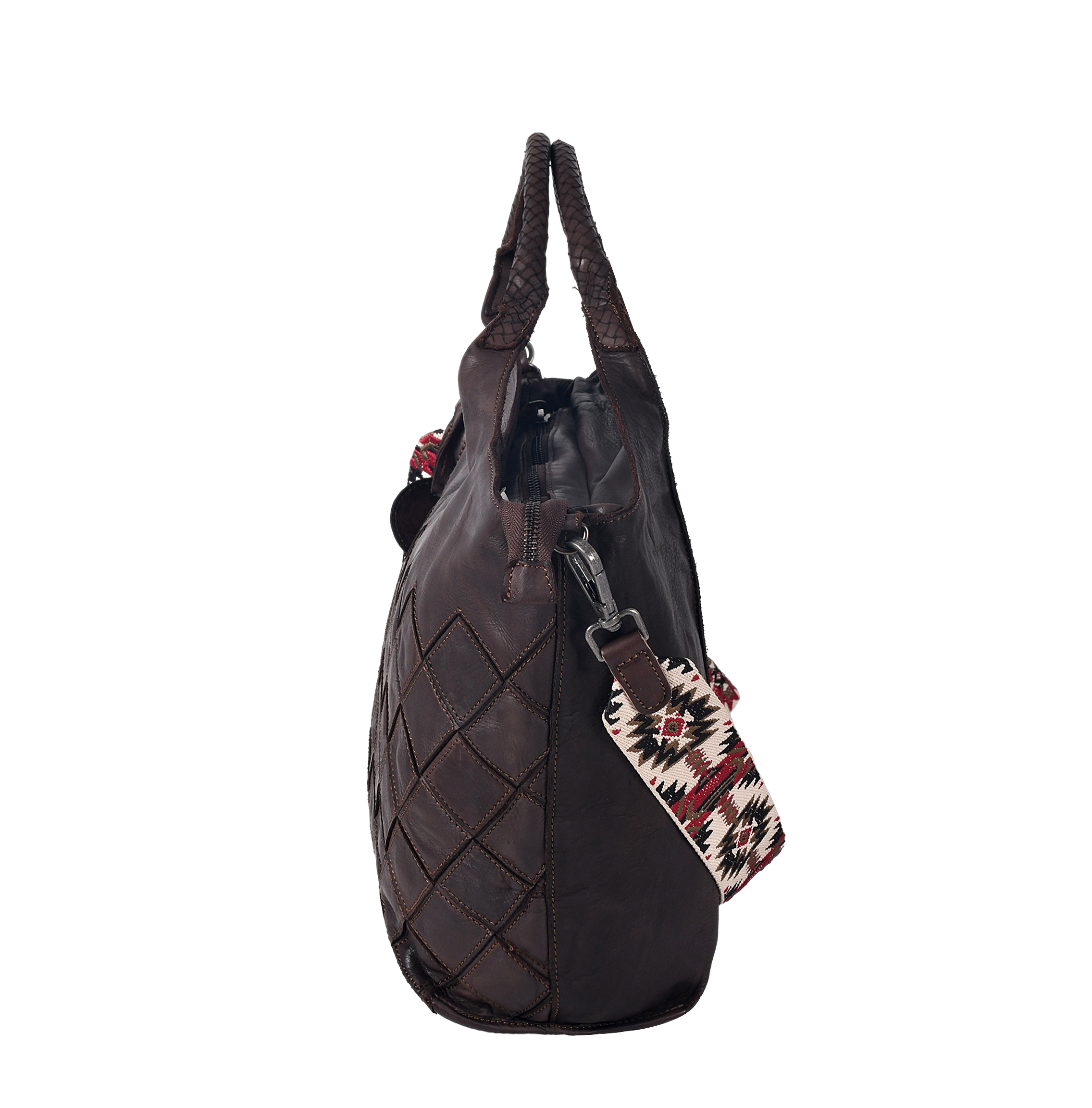 Thumbnail - HARBOUR 2nd Handtasche "Venezia" Damen Umhängetasche, Schultertasche, Tragetasche mit Flechtmuster