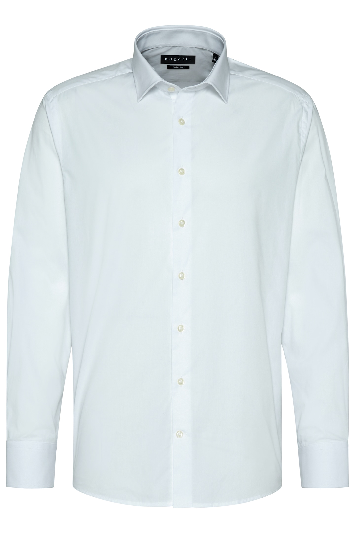 Thumbnail - bugatti Langarmhemd "Kent-Kragen" aus reiner Baumwolle