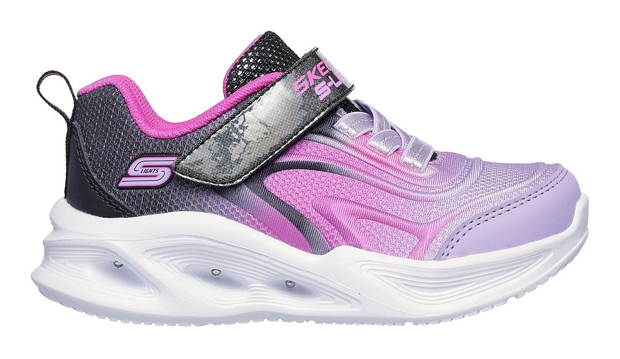 Skechers Sneaker »SKECHERS SOLA GLOW«, Babyschuh mit Klettverschluss, Größenschablone zum Download