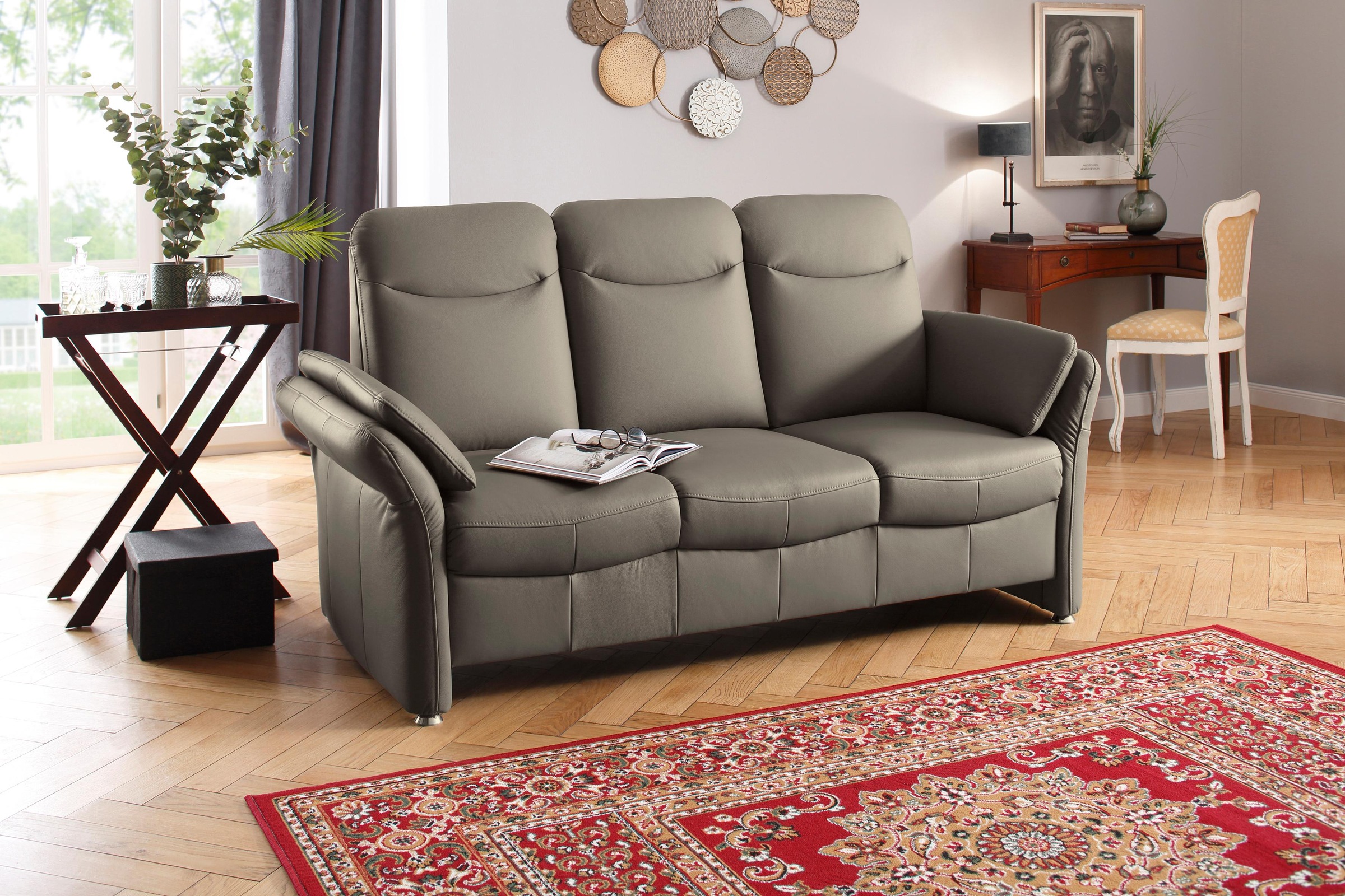Home affaire 3-Sitzer »Tahoma«, mit Armteilverstellung, Federkern