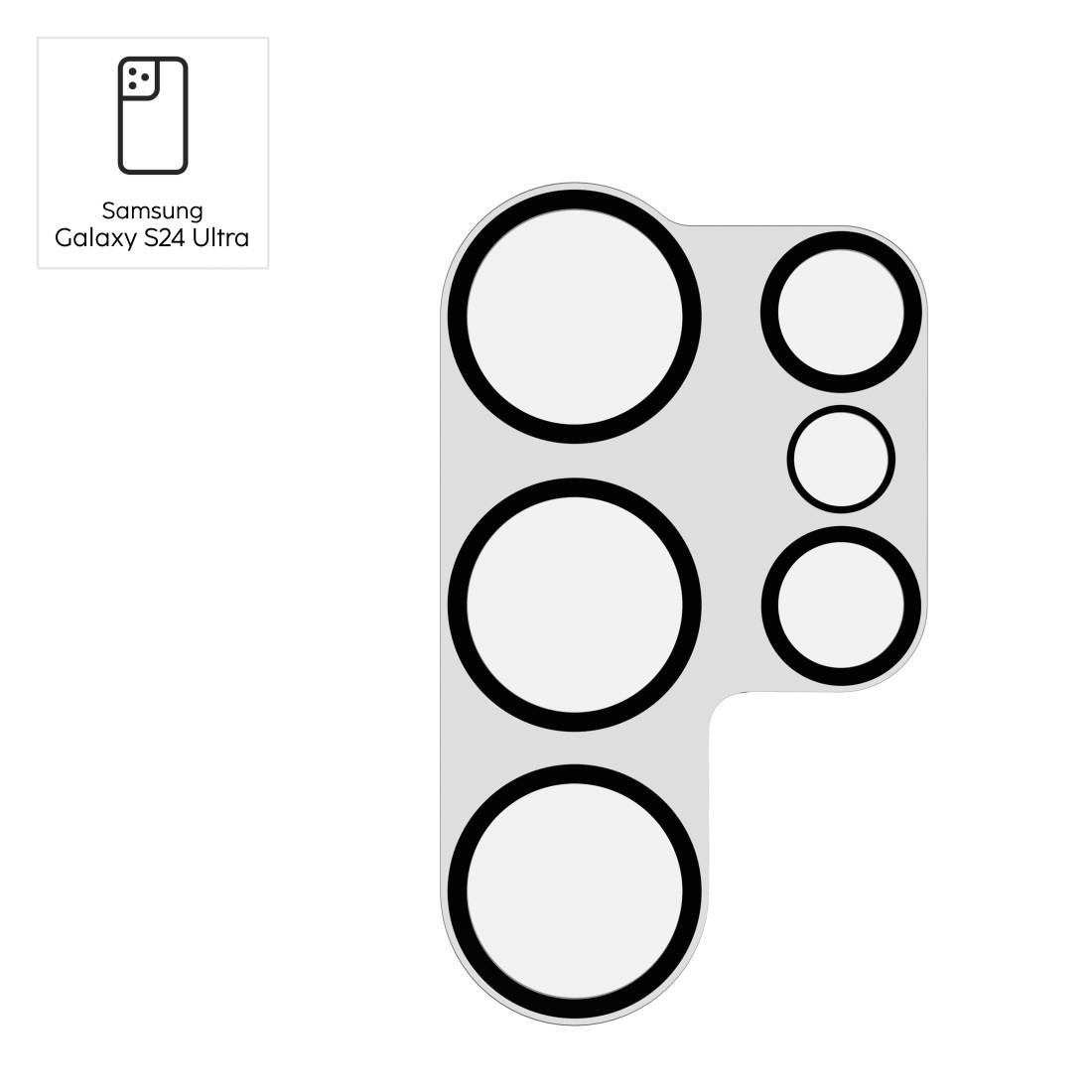 Hama Kameraschutzglas »Kameraschutz "Cam Protect" f. Samsung Galaxy S24 Ultra«, für Samsung Galaxy S24 Ultra