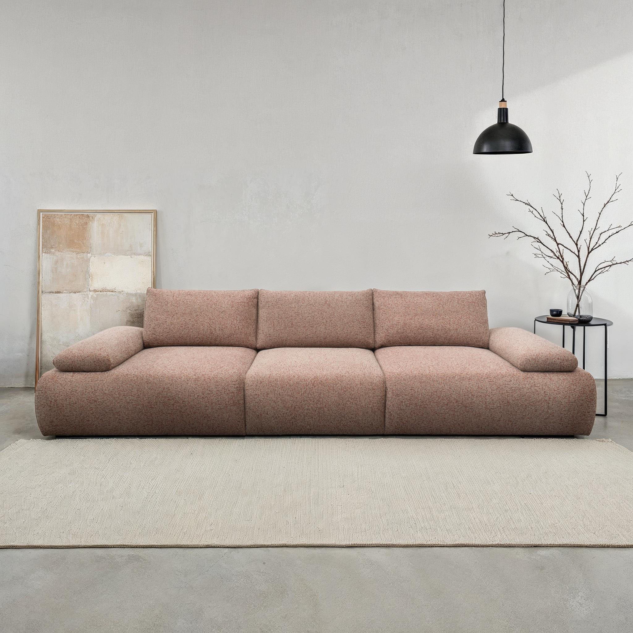 DOMO collection Big-Sofa "800016 Megasofa Breite 324cm, Federkern, inkl. Ar günstig online kaufen