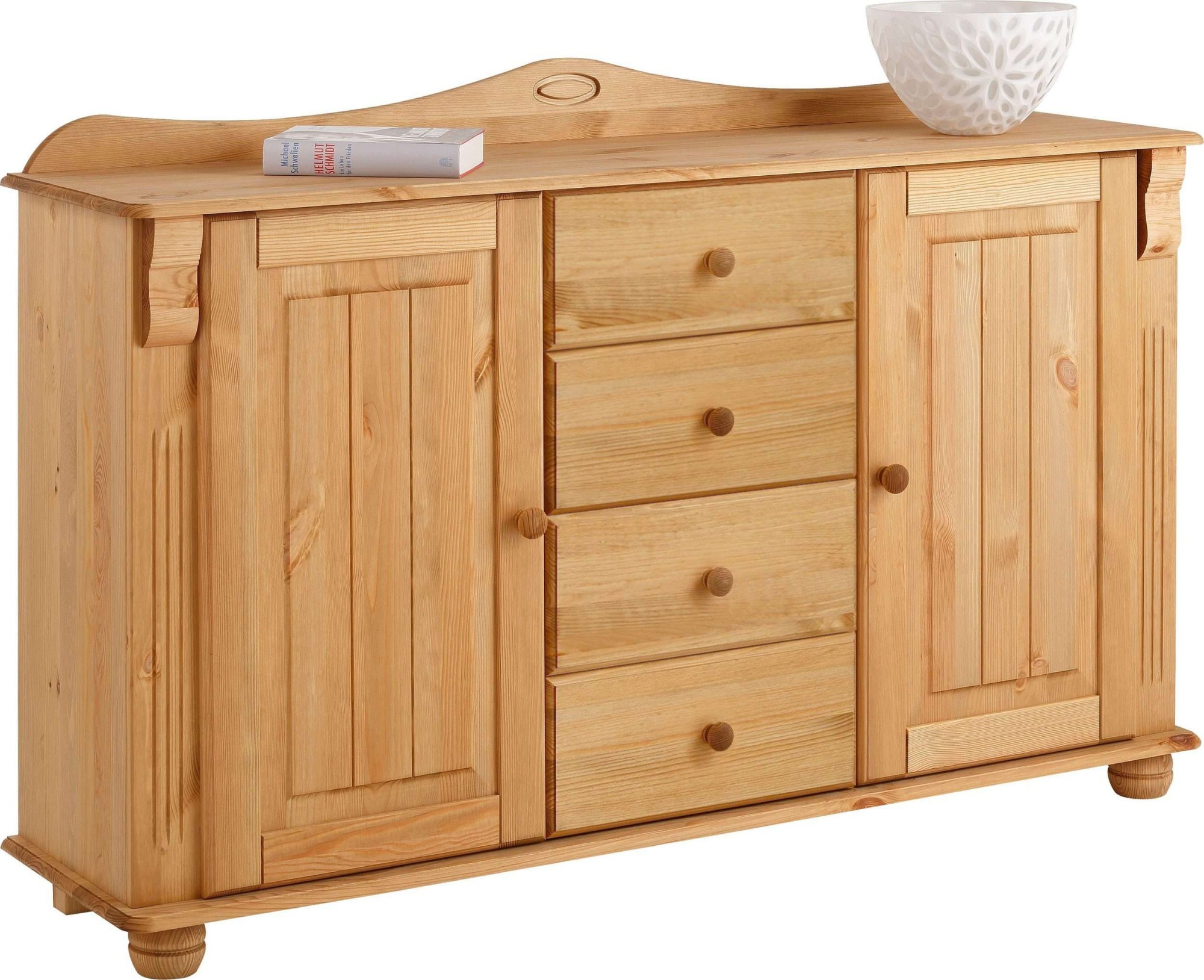 Home affaire Kommode "Sideboard, Anrichte, mit 3 Schubladen, 2 Türen", aus günstig online kaufen
