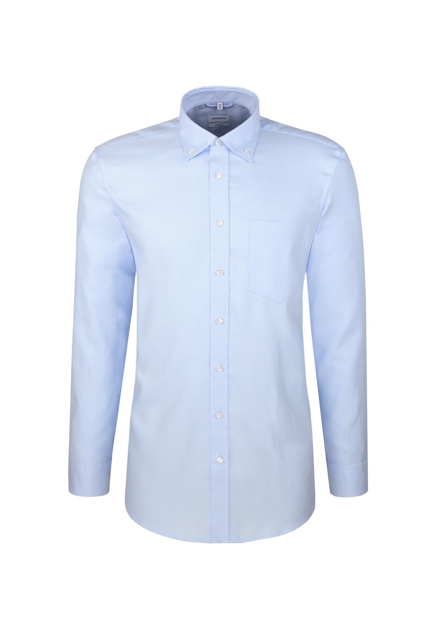seidensticker Businesshemd »Schwarze Rose«, Regular Button-Down-Kragen Struktur