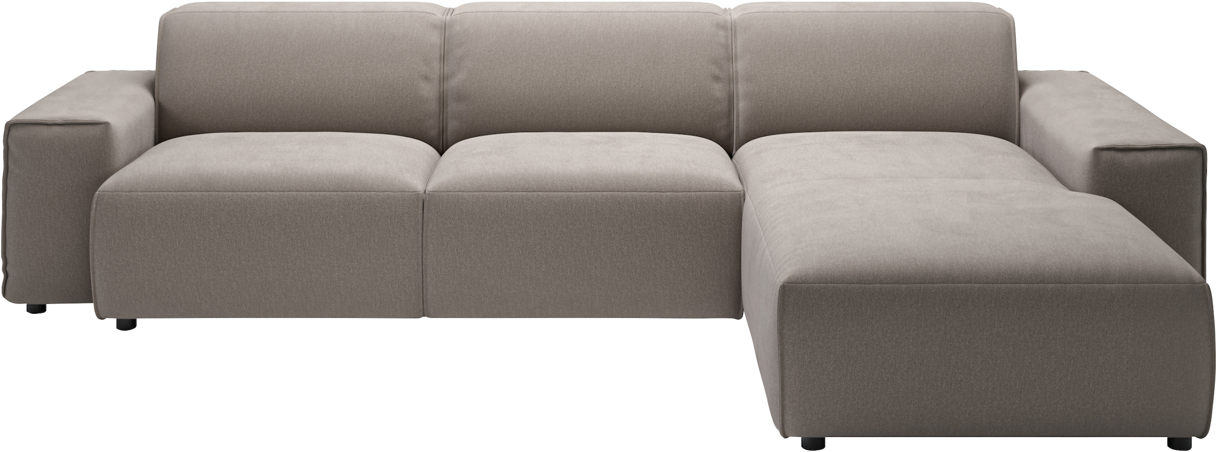andas Ecksofa »Glimminge auch in Breitcord, Feincord, Bouclé + Easy care-Bezug«, L-Form, Breite 294, Zierkissen