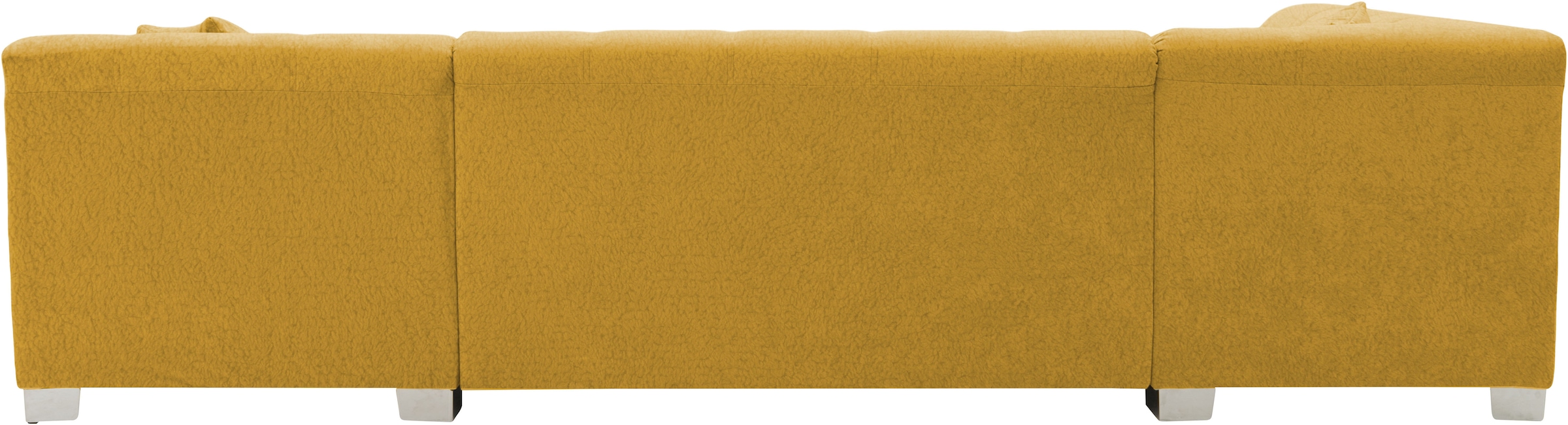 OTTO home Wohnlandschaft »Lolland BxT: 296x195 cm, modern, mit Steppungen, mittel-fester Sitz« U-Form, aus pflegeleichtem, weichem Luxus-Microfaser