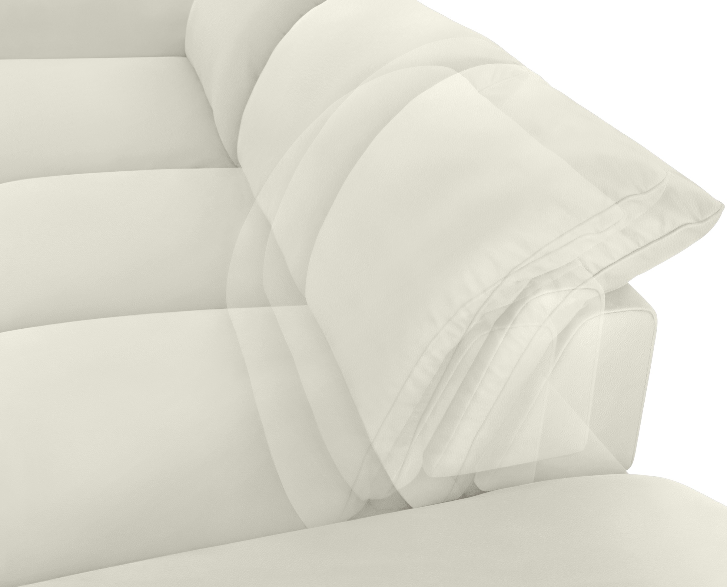W.SCHILLIG Ecksofa »enjoy&MORE, Designsofa, bequem, zeitlos und elegant, L-Form«, mit Sitztiefenverstellung, Füße Chrom glänzend, Breite 340 cm