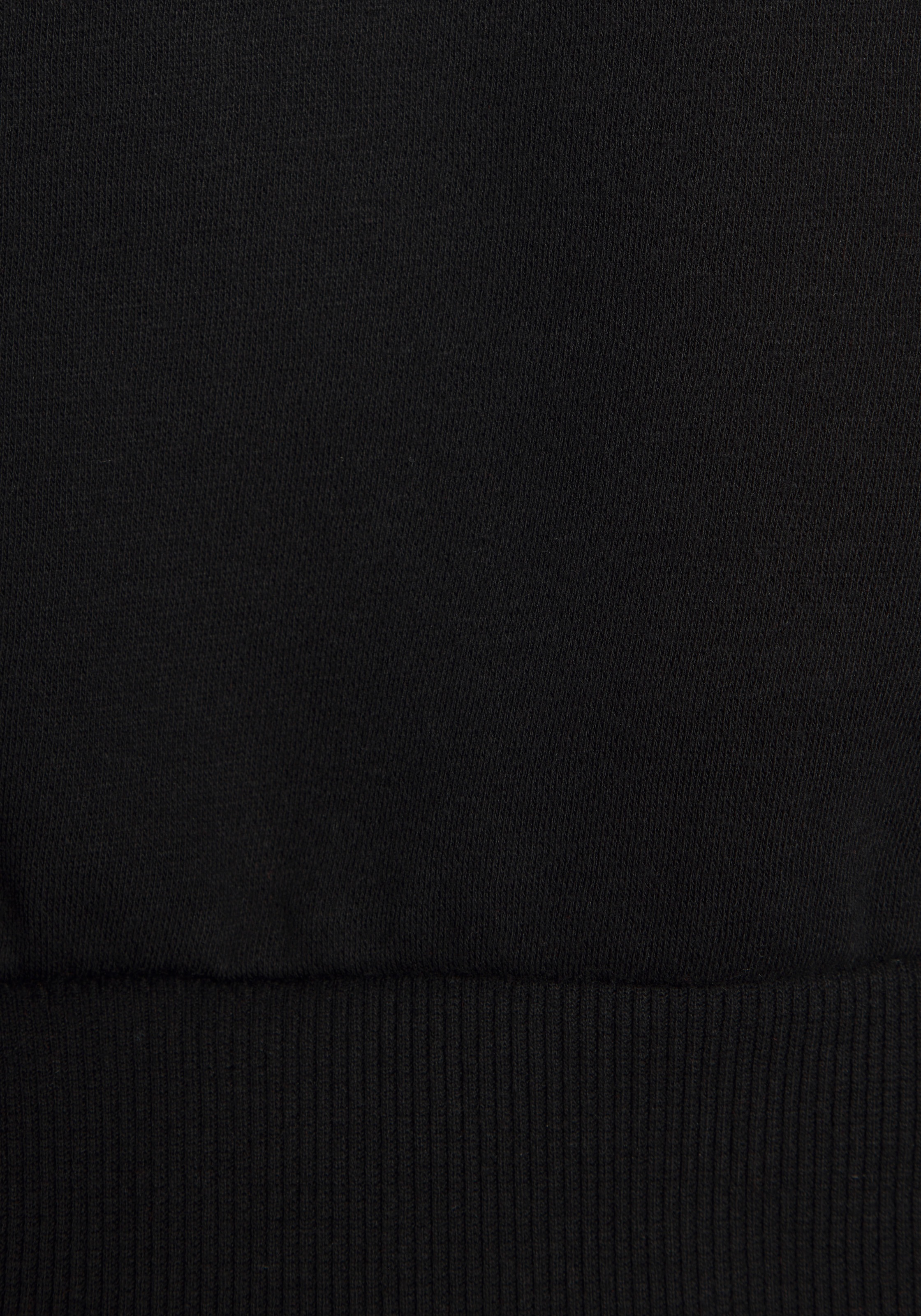 Bench. Loungewear Sweatshirt, mit Logoschriftzug und Reißverschluss