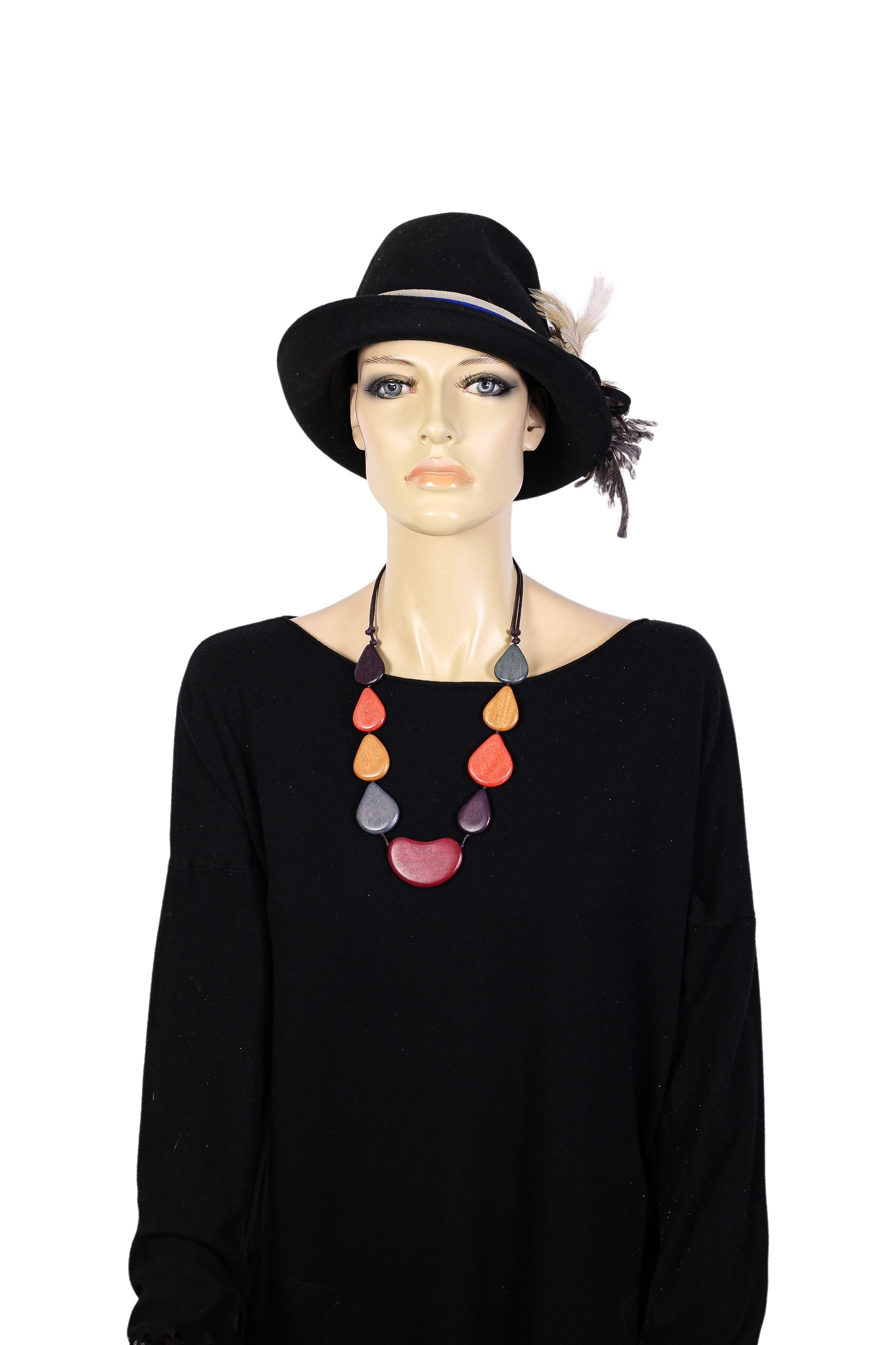 COLLEZIONE ALESSANDRO Lange Kette »Princesa« aus echtem Holz