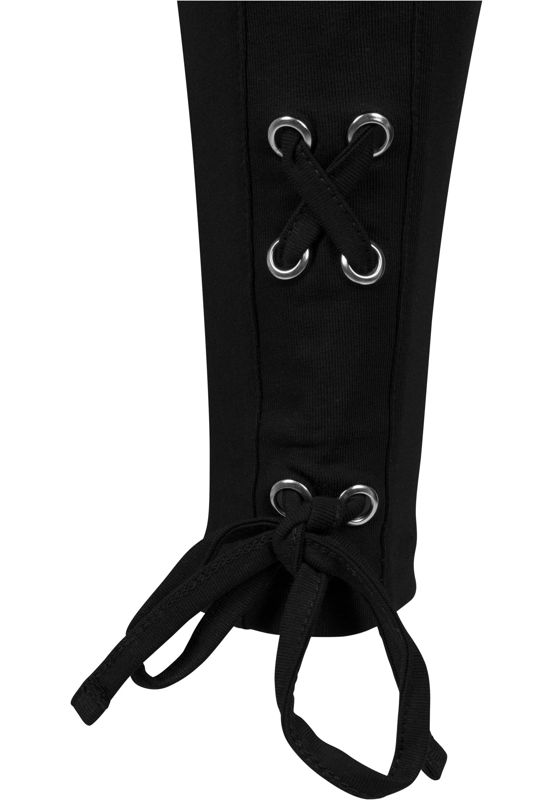 URBAN CLASSICS Leggings »Urban Classics Damen Ladies Laced Up Back Leggings«, (1 tlg.)