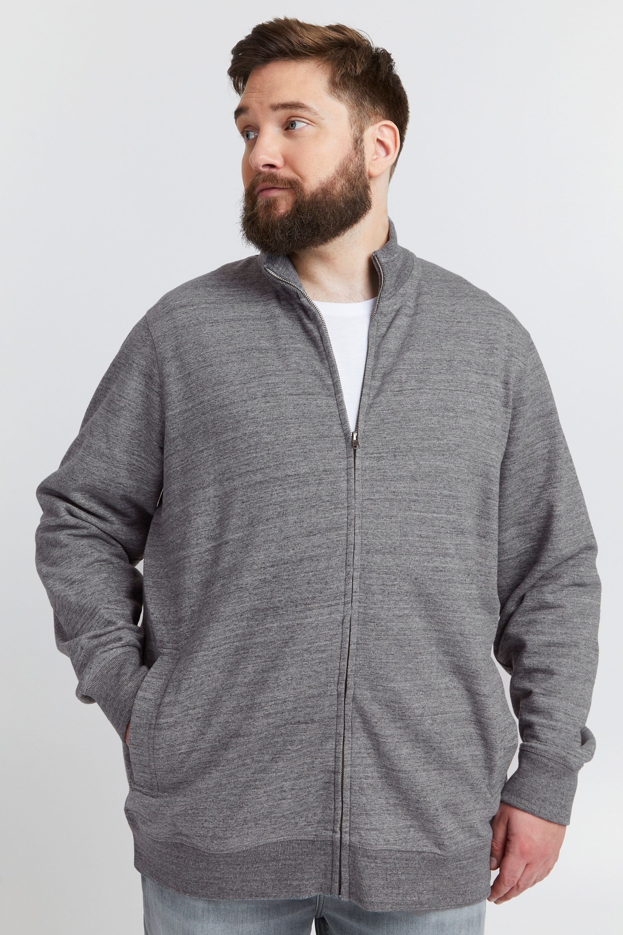 Blend Sweatjacke "BHLenner Big & Tall" Stilvolle Sweat Zip-Jacke in großen günstig online kaufen