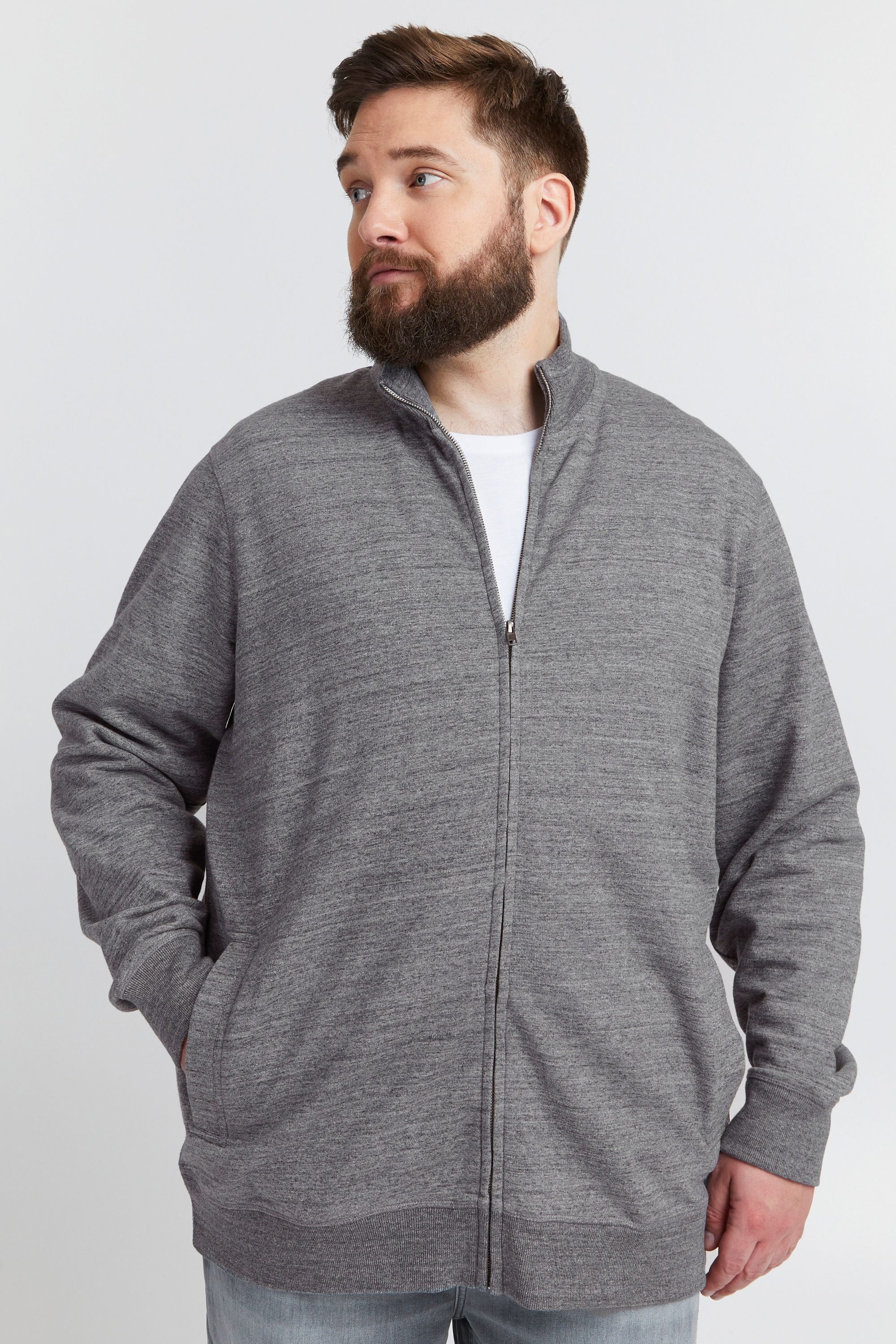 Blend Sweatjacke "BHLenner Big & Tall", Stilvolle Sweat Zip-Jacke günstig online kaufen