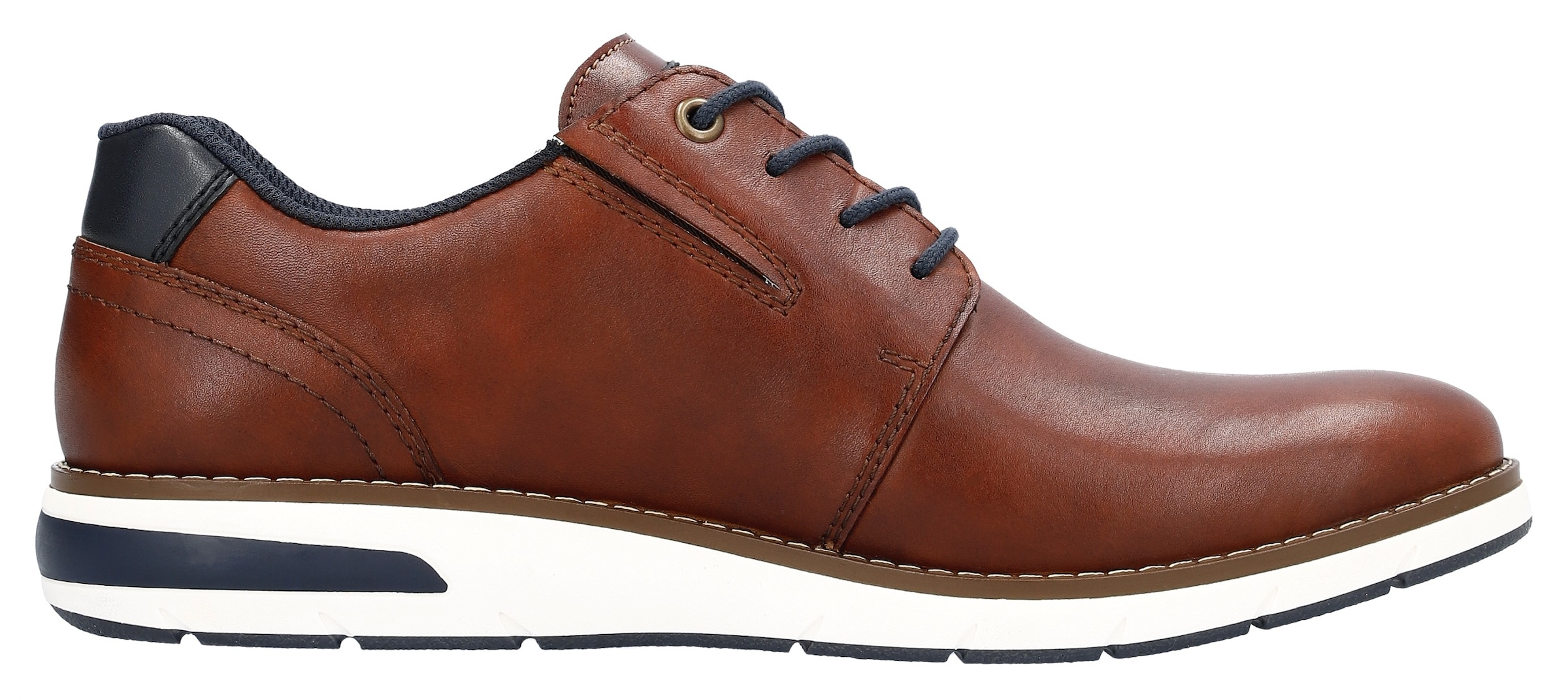 Rieker Sneaker, mit modischer Laufsohle, Freizeitschuh, Halbschuh, Schnürschuh