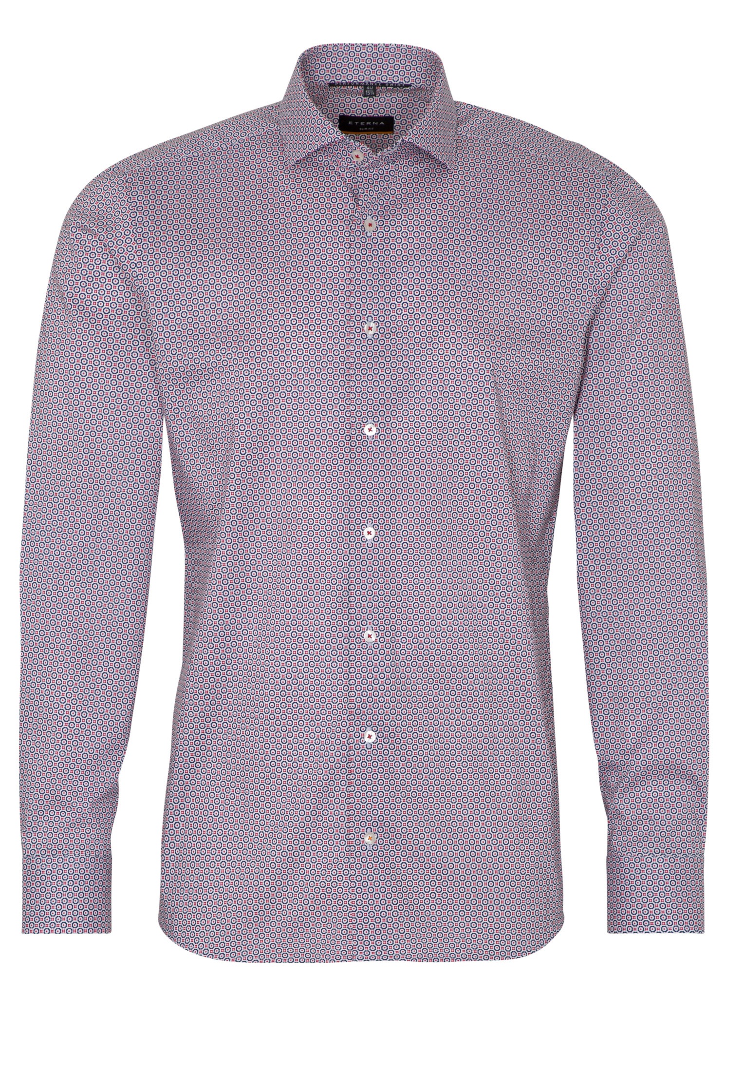 Eterna Langarmhemd »SLIM FIT« EASY IRON (bügelleicht)