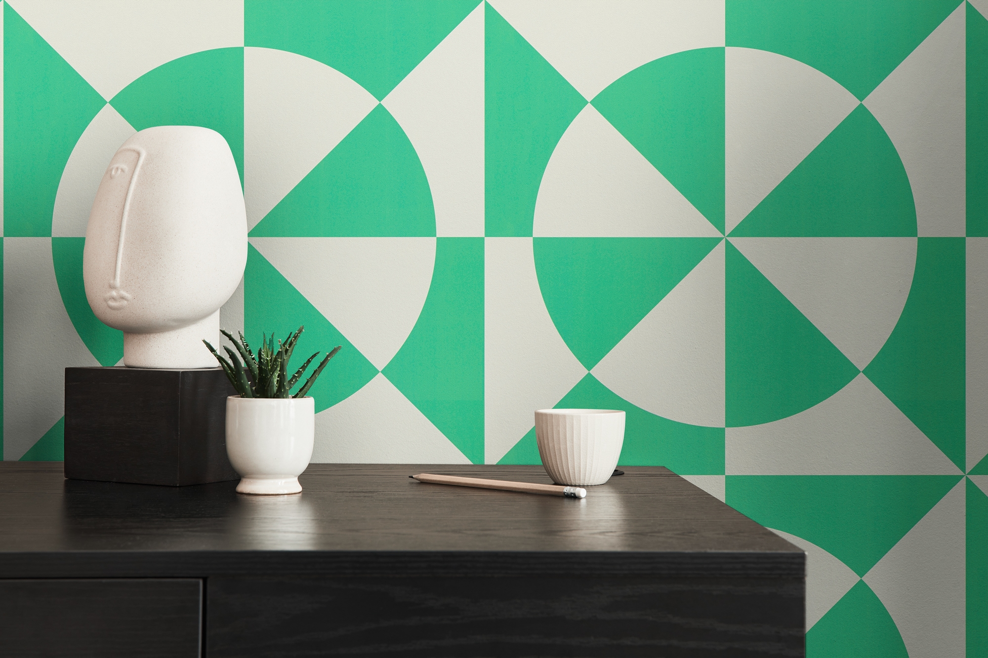 living walls Vliestapete »LIMITED – Pastell Geometrie« geometrisch | minimalistisch leicht strukturiert Kreise und Segmente in sanfter minimalistischer Pastelloptik