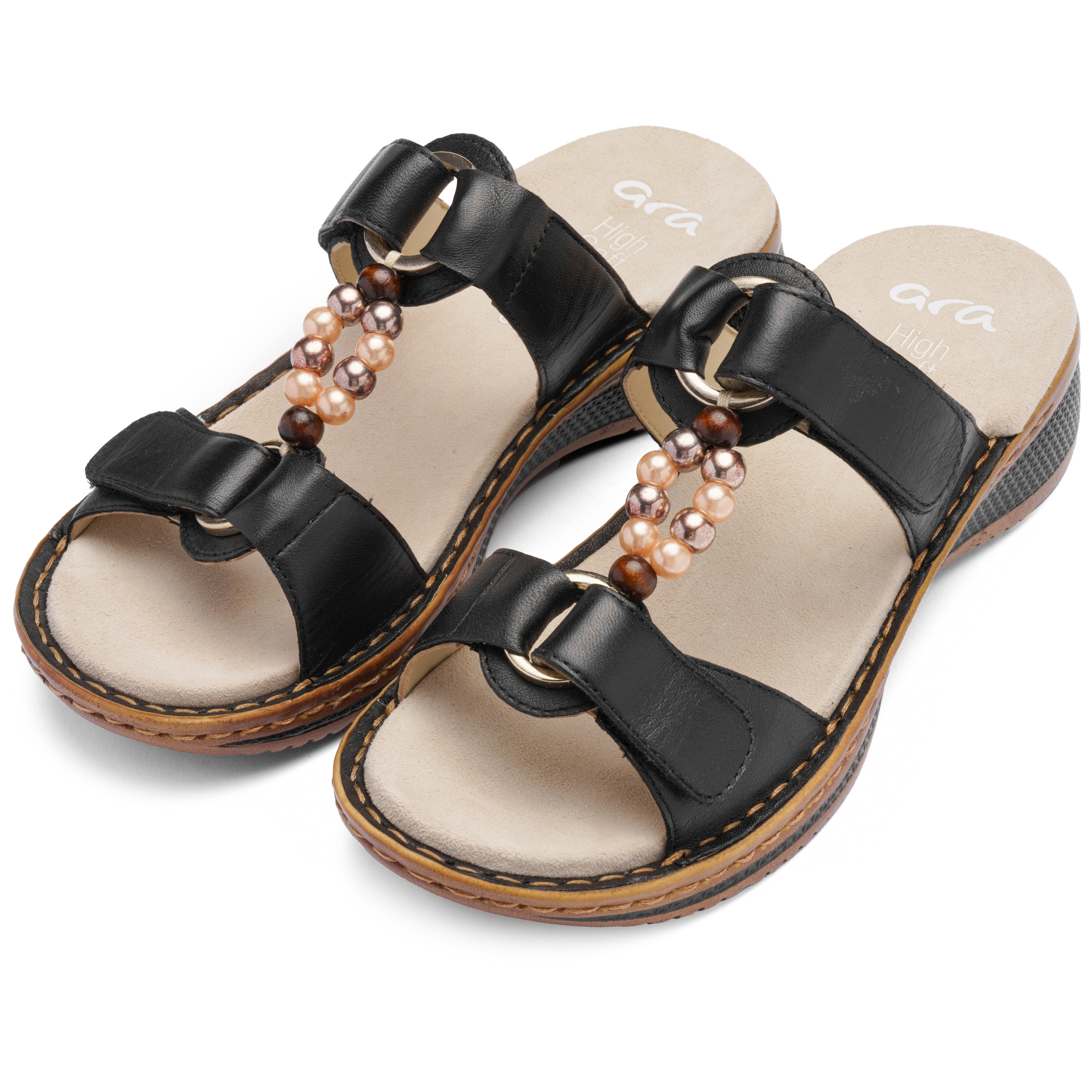 Ara Pantolette "HAWAII" Schlupfschuh, Komfortschuh mit Klettverschlüsse, G- günstig online kaufen