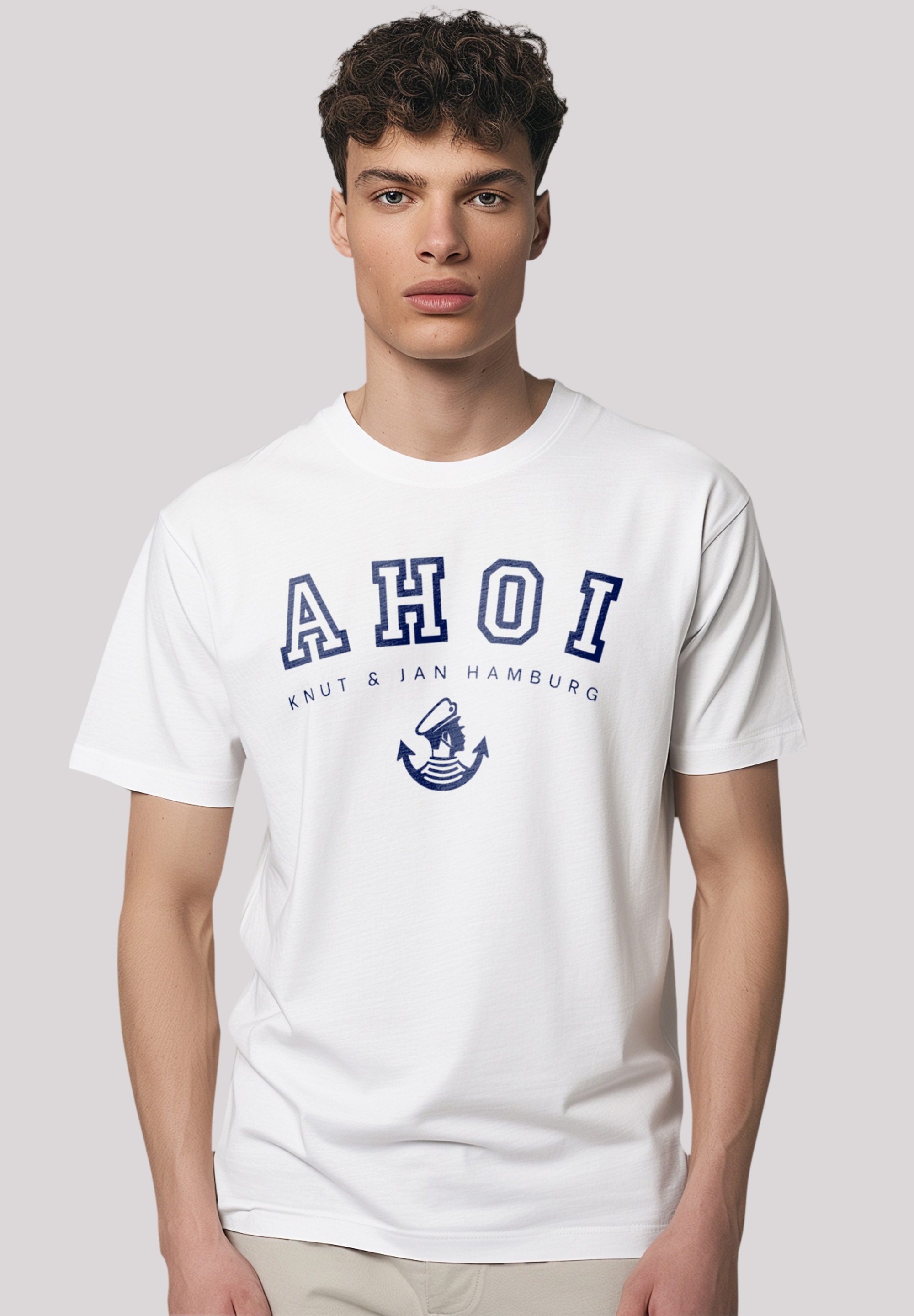 F4NT4STIC T-Shirt »Ahoi Knut & Jan Hamburg«, Premium Qualität bestellen