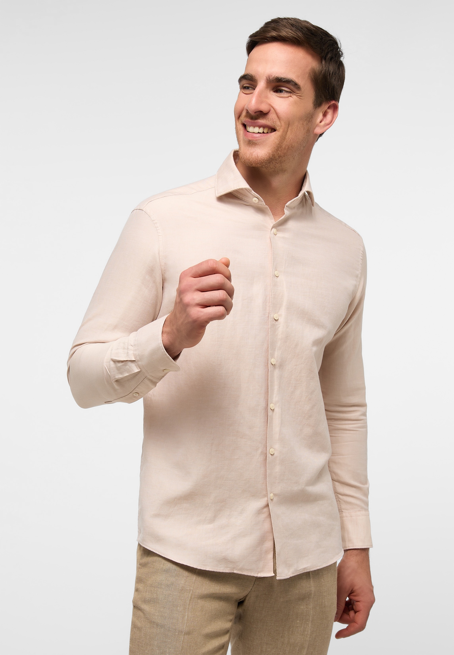 Eterna Langarmhemd "MODERN FIT", EASY IRON (bügelleicht) günstig online kaufen