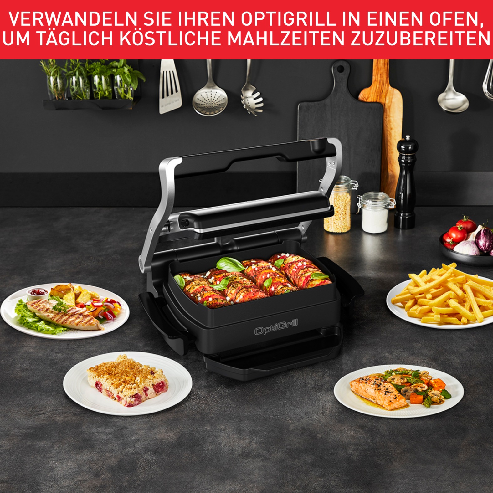 Tefal Kontaktgrill »GC714D OptiGrill+« 