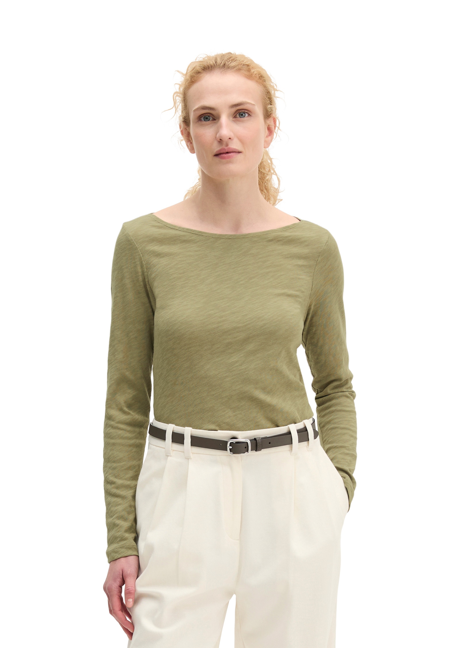 Marc OPolo Langarmshirt "aus Organic Cotton-Qualität"