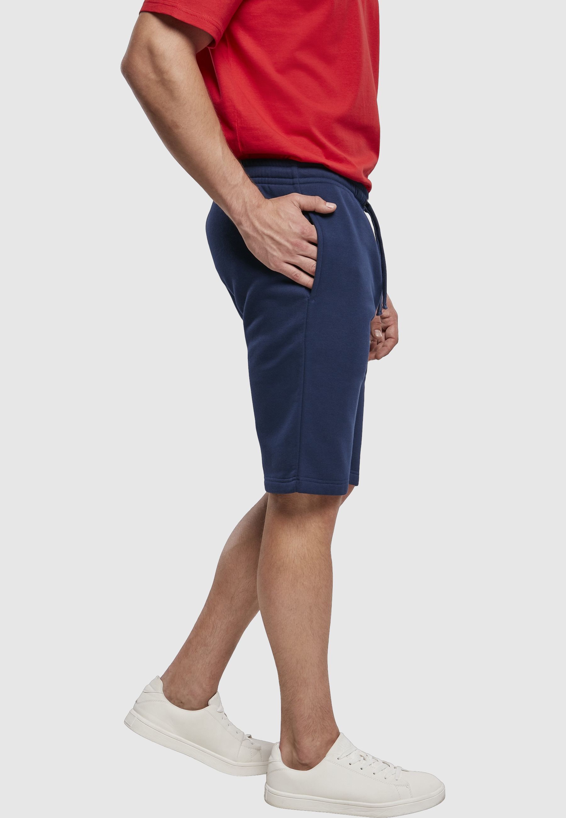 URBAN CLASSICS Stoffhose »Urban Classics Herren Basic Sweatshorts«