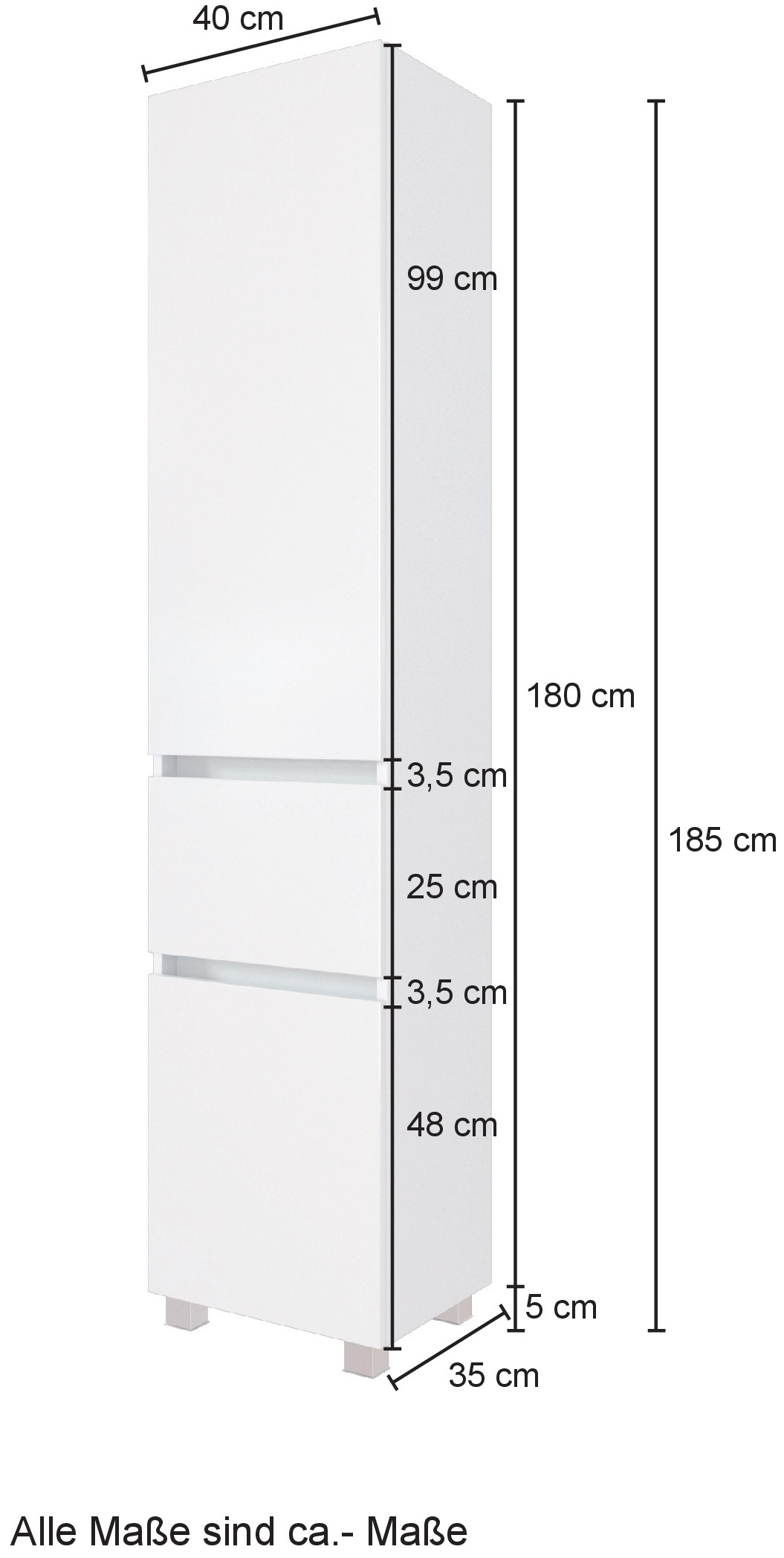 welltime Badezimmer-Set »Horki«, (Set, 4 St.), Breite 160 cm