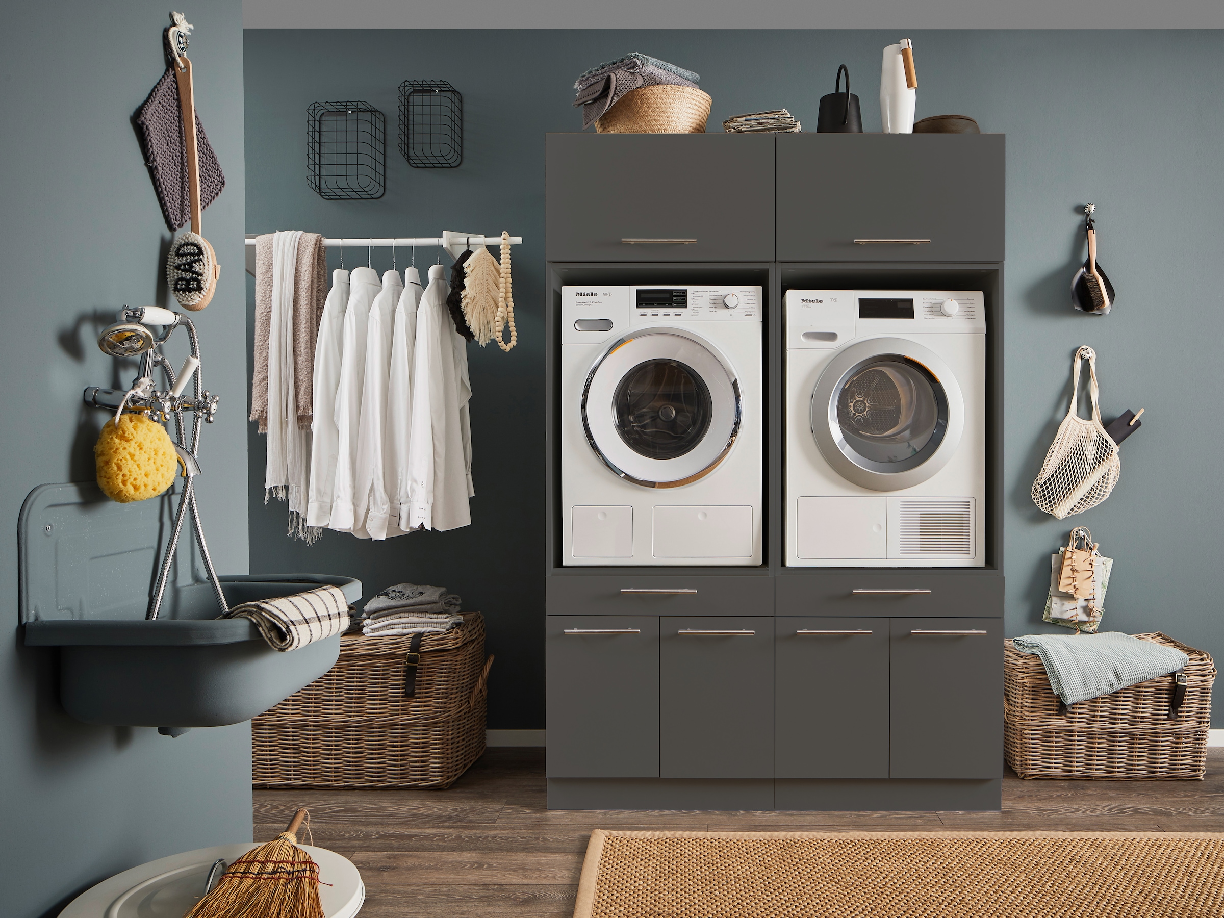 Laundreezy Mehrzweckschrank-Set "LAUNDREEZY LDSK3"