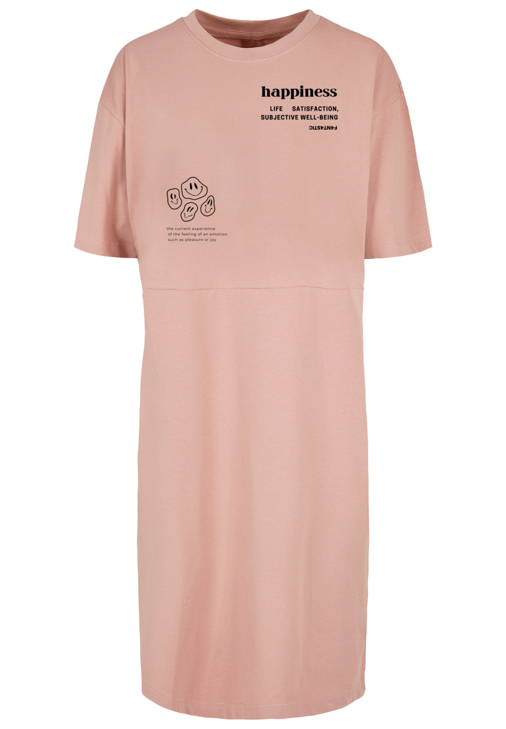 F4NT4STIC Shirtkleid "happiness", Print günstig online kaufen