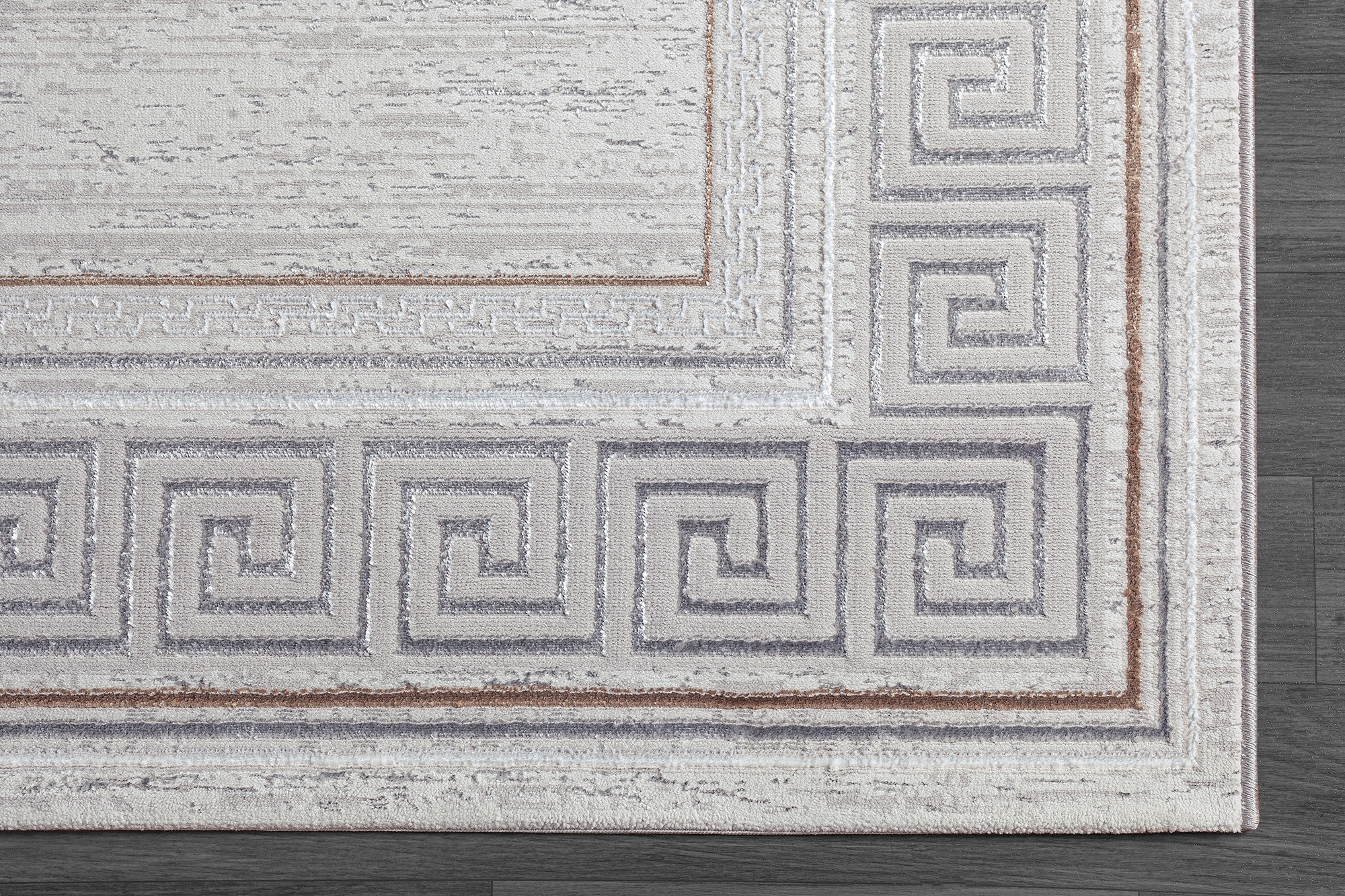 the carpet Teppich »Mila«, rechteckig, 8 mm Höhe, moderner Wohnzimmer Teppich elegant glänzender Flor