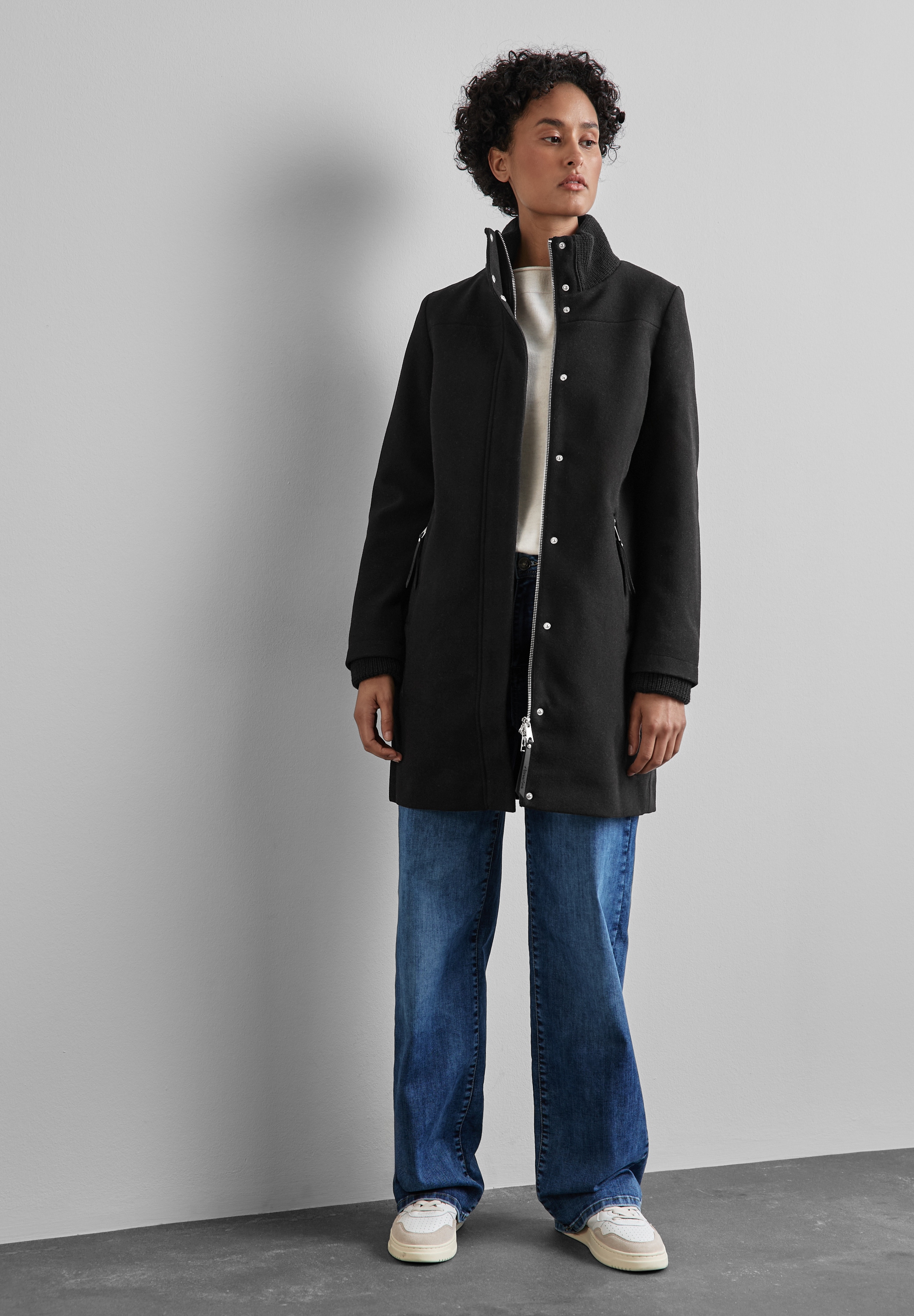 STREET ONE Parka, ohne Kapuze, mit Stehkragen