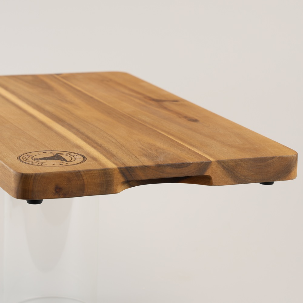 KESPER® Schneidebrett »Profi-Schneidebrett, Akazie, FSC,Grillm.« mit Einbrandt