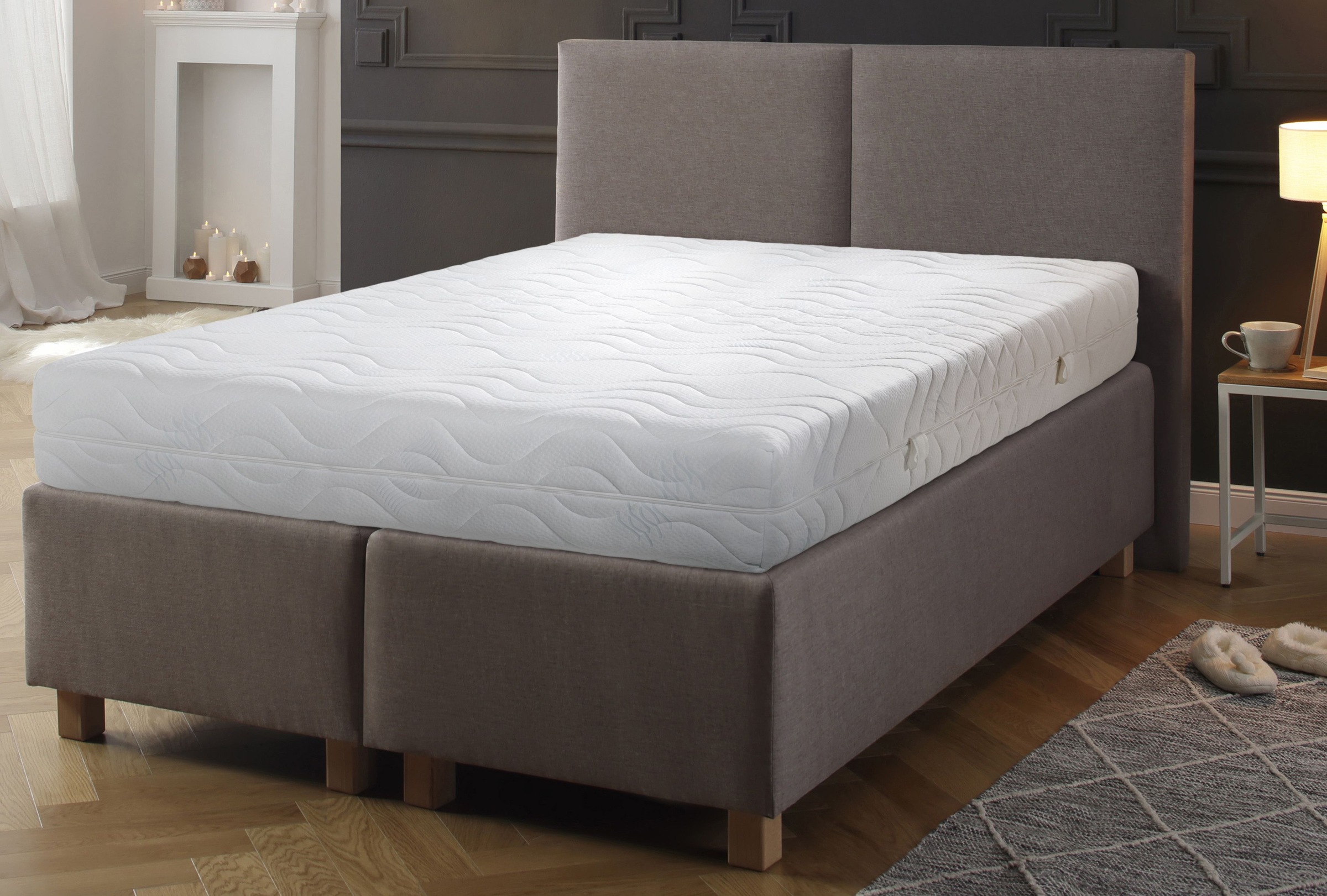 Thumbnail - Beco Taschenfederkernmatratze "5 Sterne TFK – GOLD Luxus-Taschenfederkernmatratze Hotelkomfort" 29 cm hoch 500 Federn 1 ...