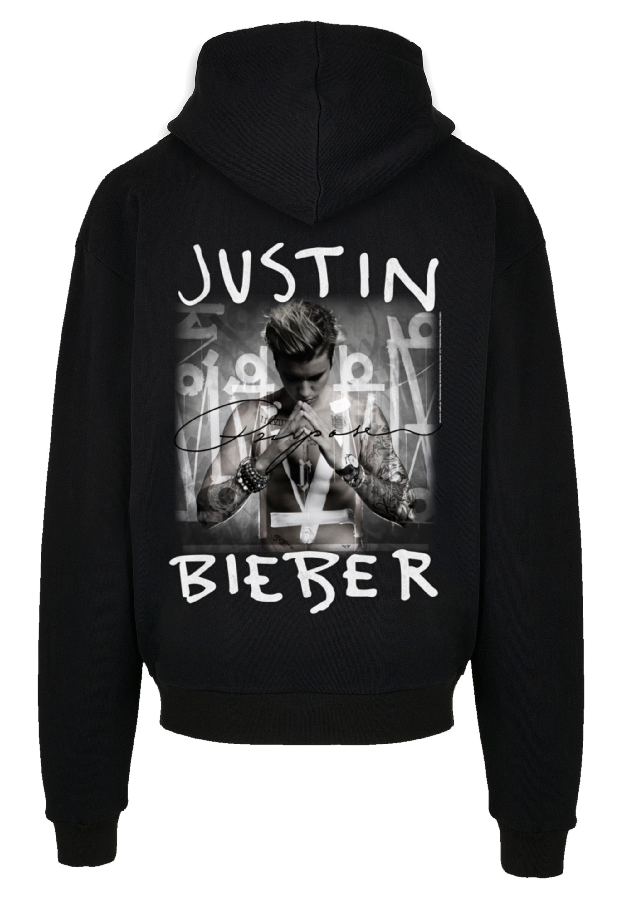 F4NT4STIC Kapuzenpullover »Justin Bieber Purpose Album Cover«, Premium Qualität, Musik, By Rock Off