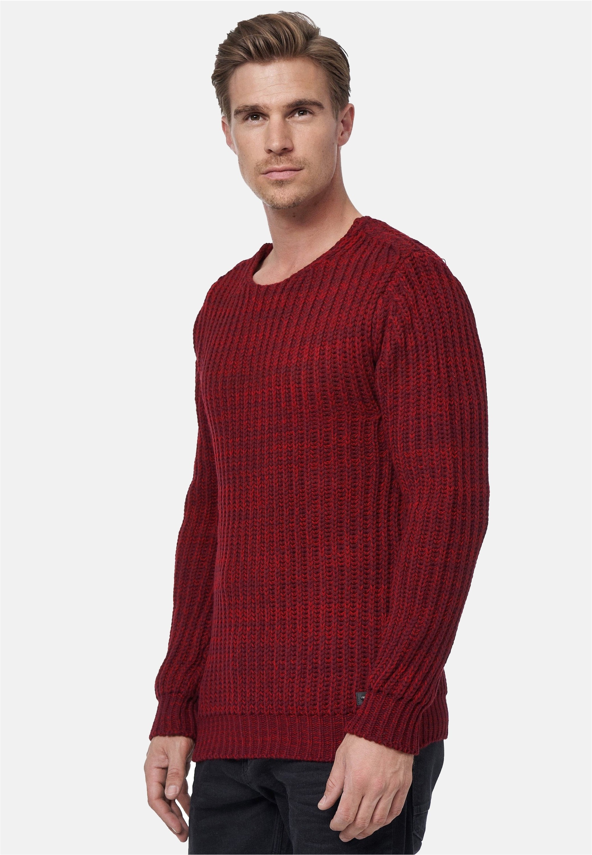 Rusty Neal Strickpullover im modischen Strick-Design