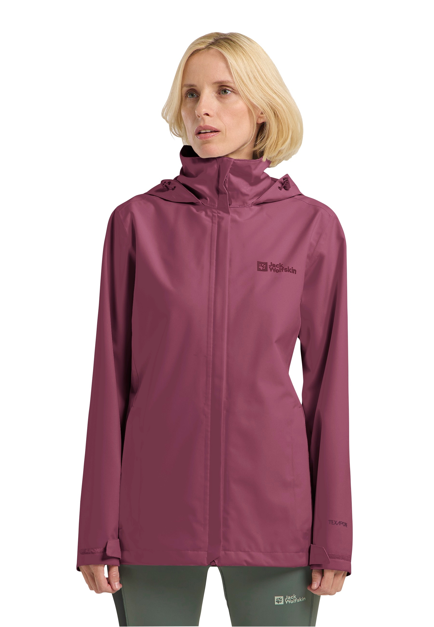 Jack Wolfskin Outdoorjacke "TRAILTIME 2L JKT W" wasserdicht, winddicht, atmungsaktiv