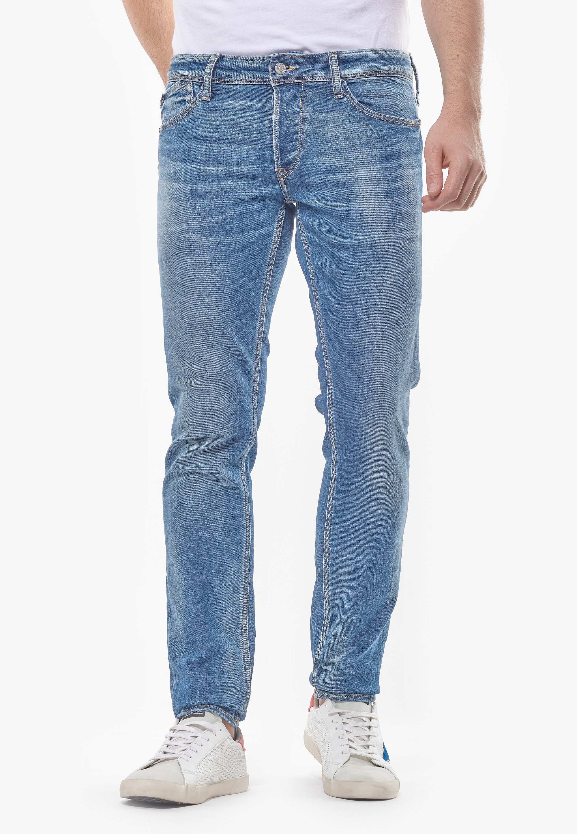 Le Temps Des Cerises Bequeme Jeans, im lässigen Washed-Look