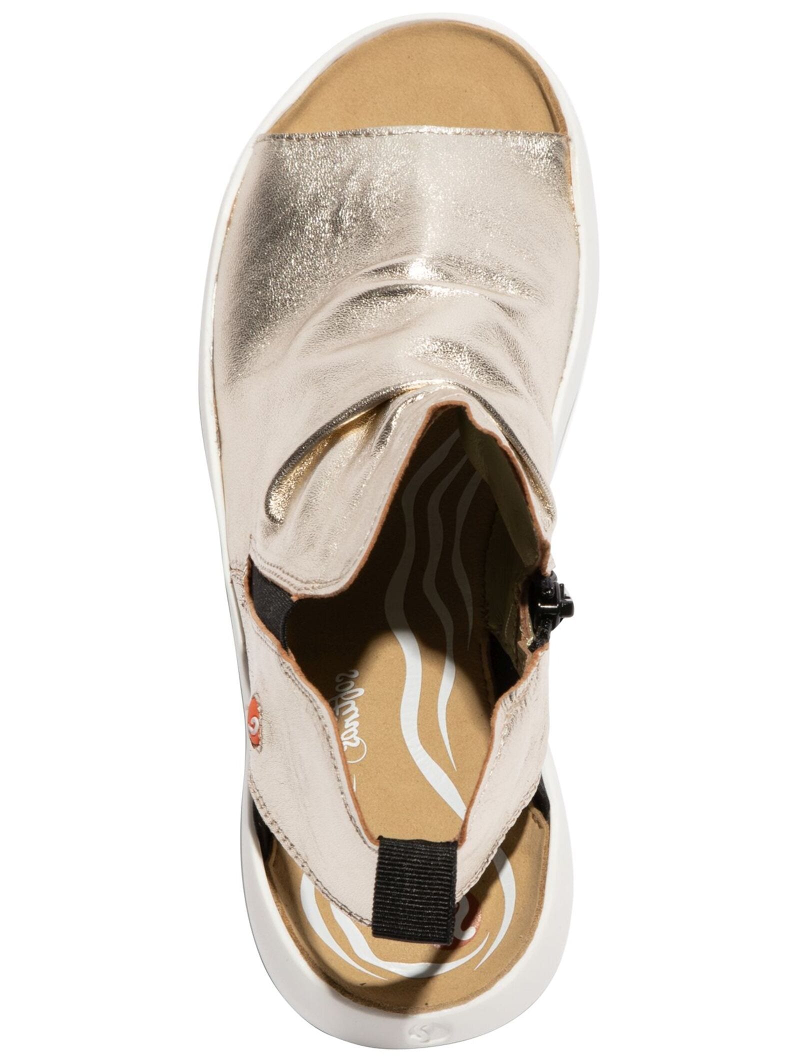 softinos Schaftsandalette »softinos Sandalen Leder/Textil«