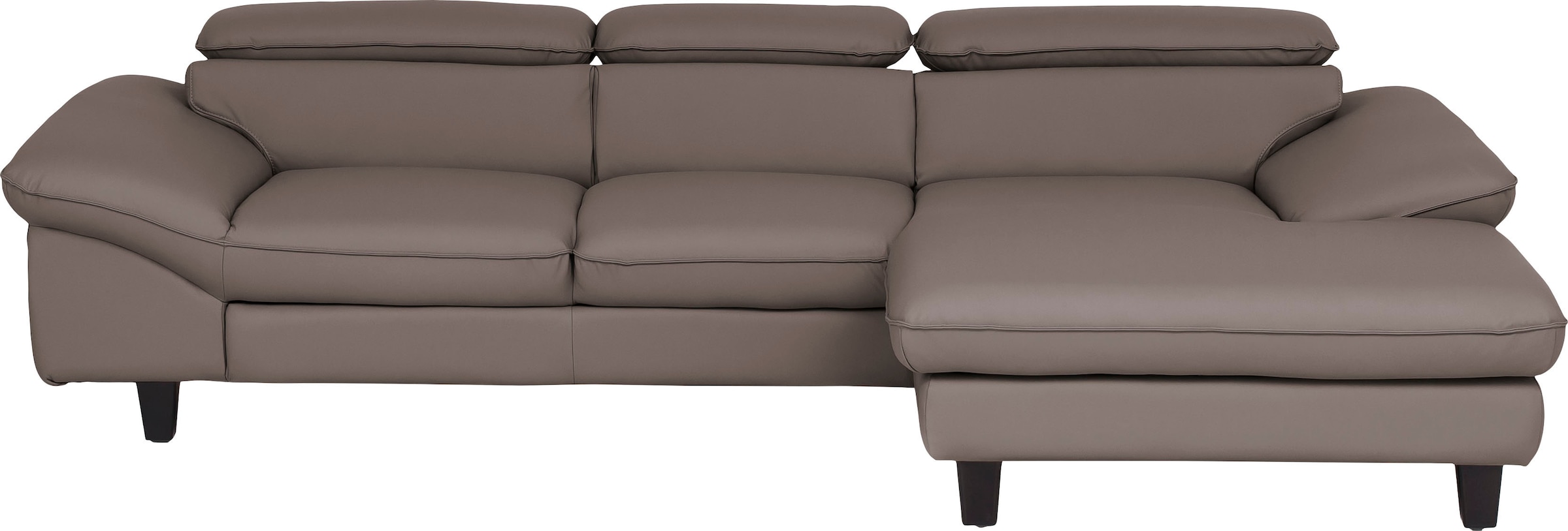 OTTO home Ecksofa "Pilot L-Form" mit Kopfteilverstellung, wahlweise mit Schlaffunktion & Bettkasten