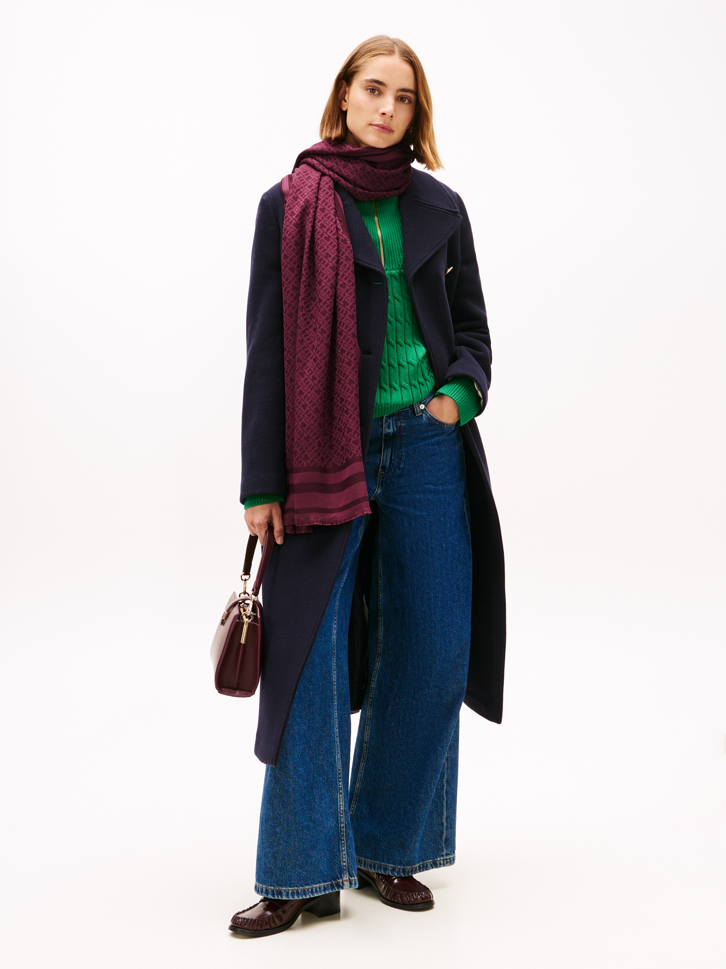 Tommy Hilfiger Modeschal "TH MONOGRAM" günstig online kaufen