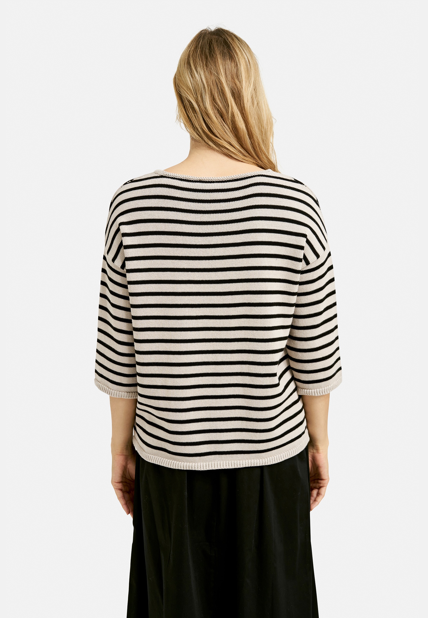 Thumbnail - Milano Italy Rundhalspullover mit U-Boot-Ausschnitt