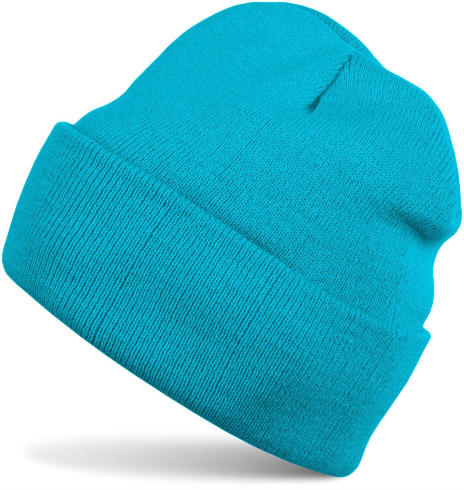 styleBREAKER Strickmütze "Winter Strickmütze mit Krempe" 1 Stk.