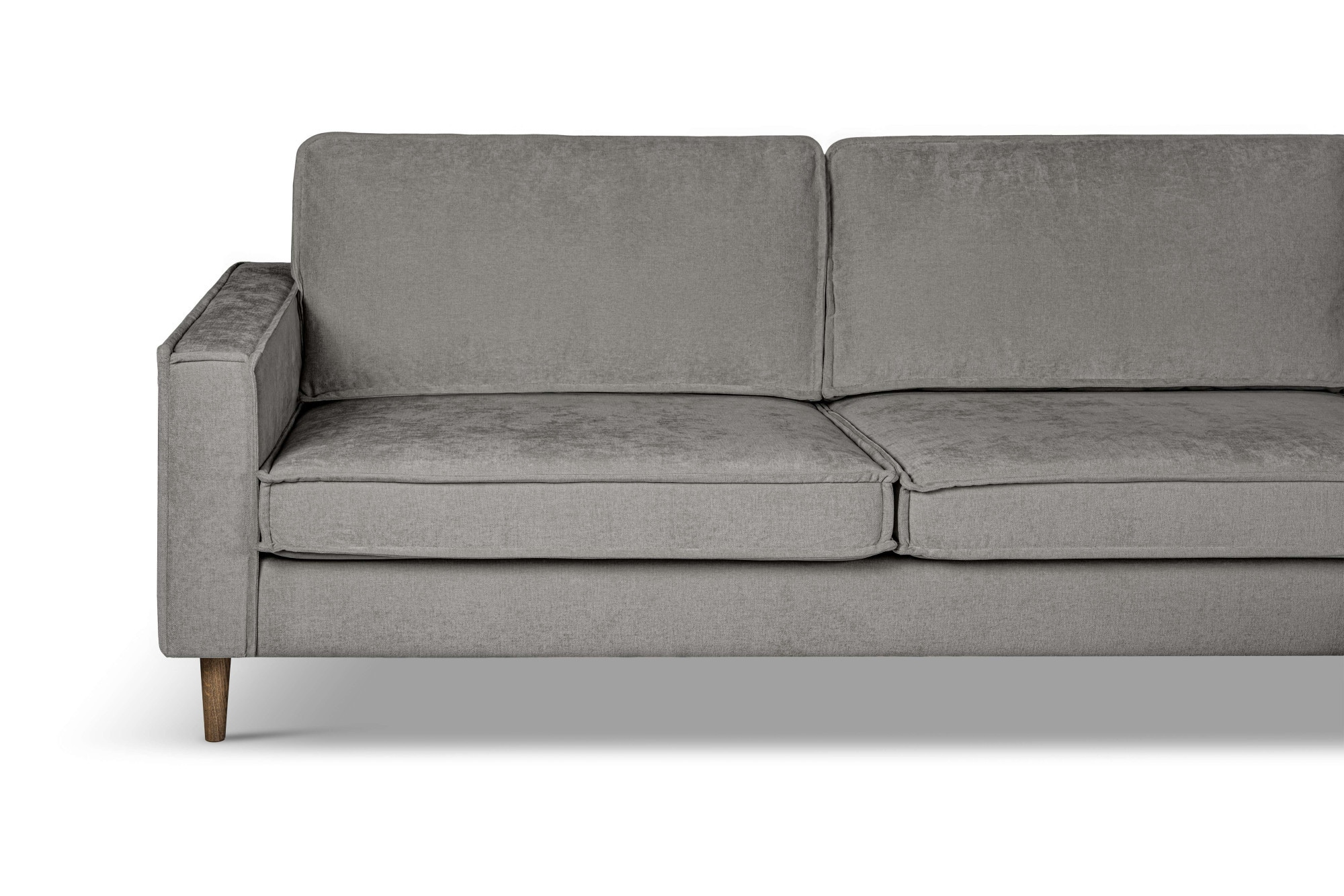 Home affaire Ecksofa »Pinto Skandi, 290 cm, Chenille, Struktur, Ottomane links / rechts«