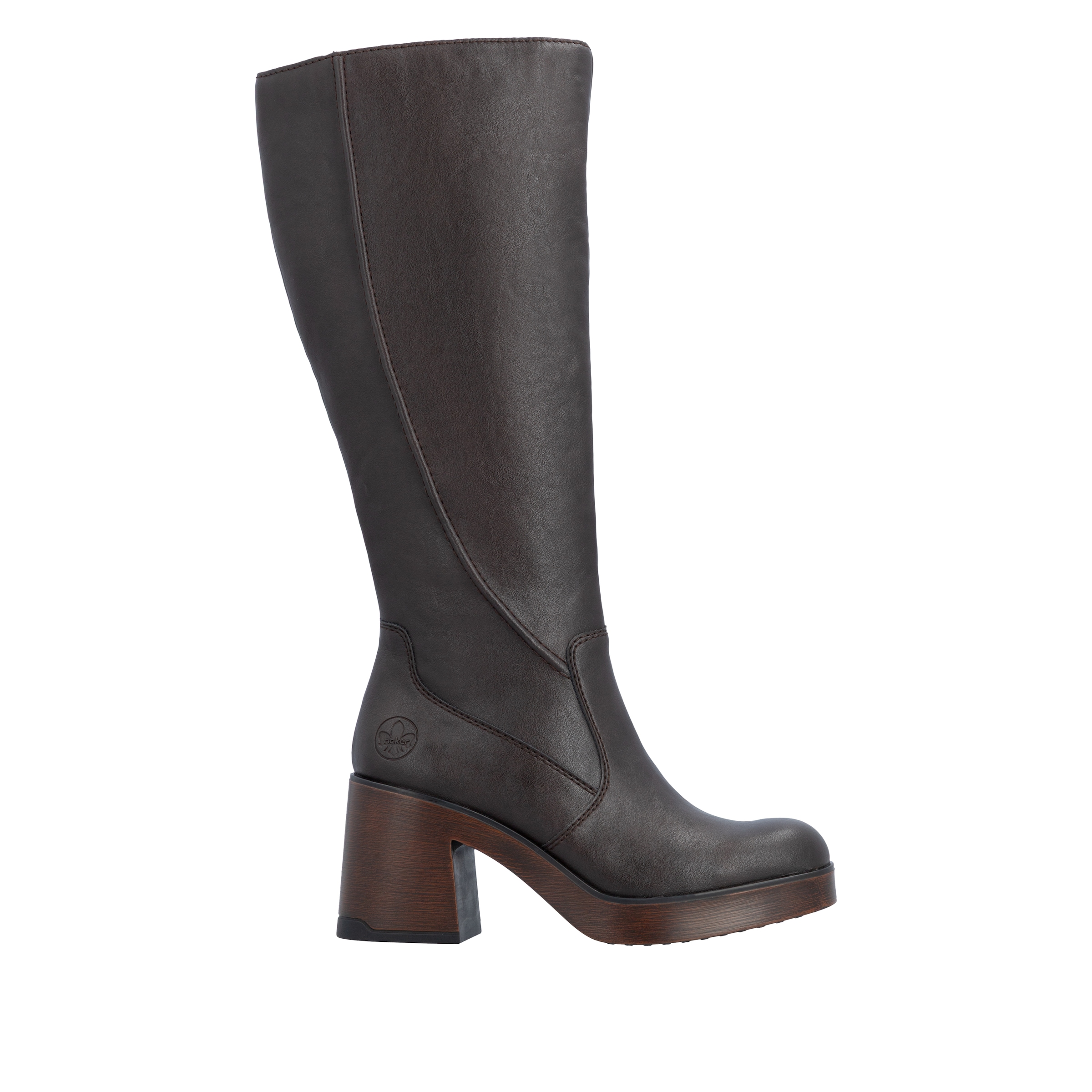 Rieker Stiefel  Langschaftstiefel mit weicher Innensohle, Blockabsatz