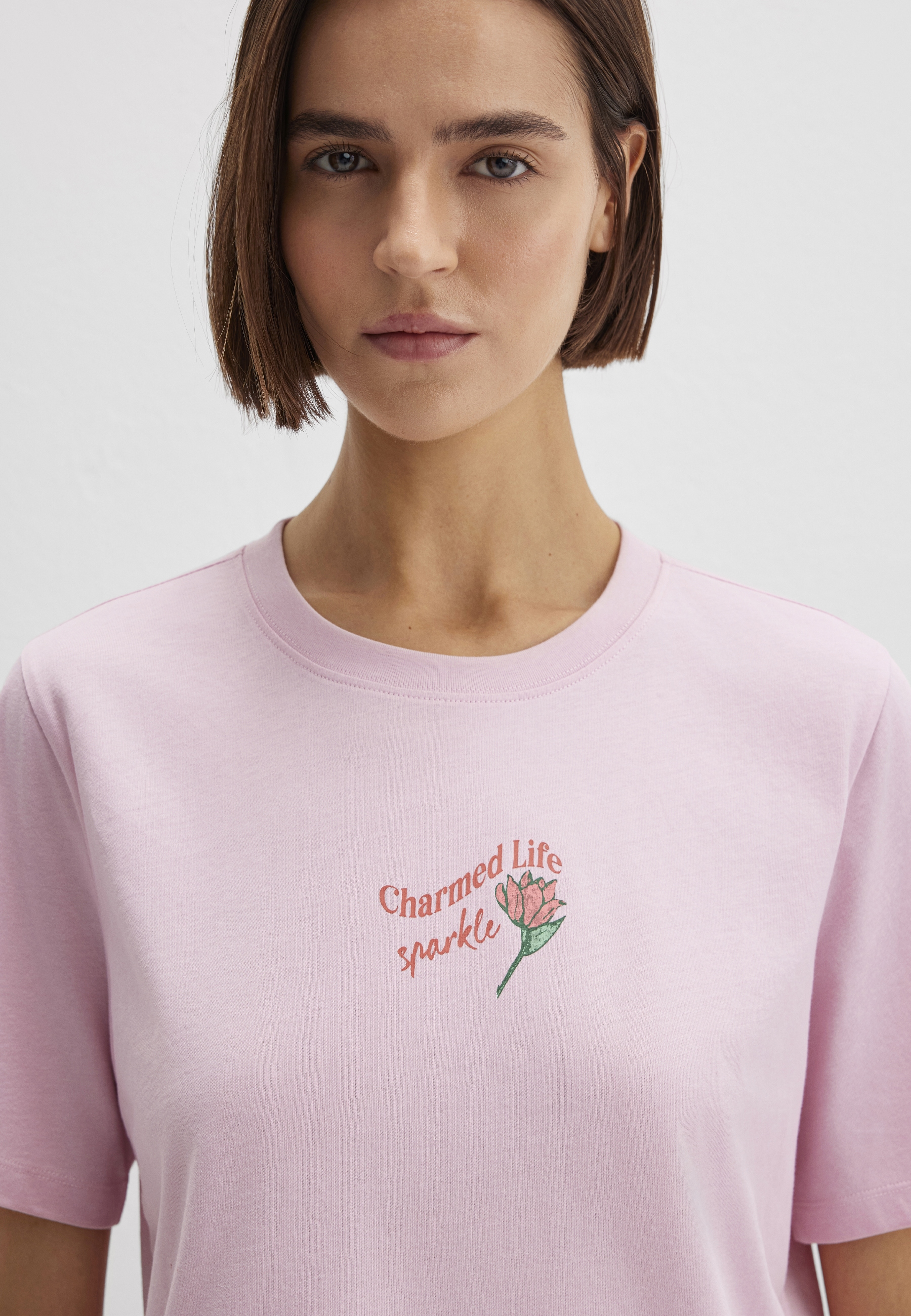 Mavi T-Shirt »FLOWER PRINTED TSHIRT« T-Shirt Oversize